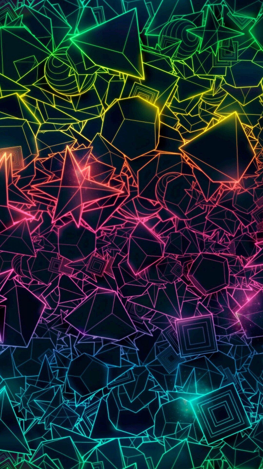 Geometric Abstract, Psychedelic art, Abstract wallpapers, Unique designs, 1080x1920 Full HD Phone