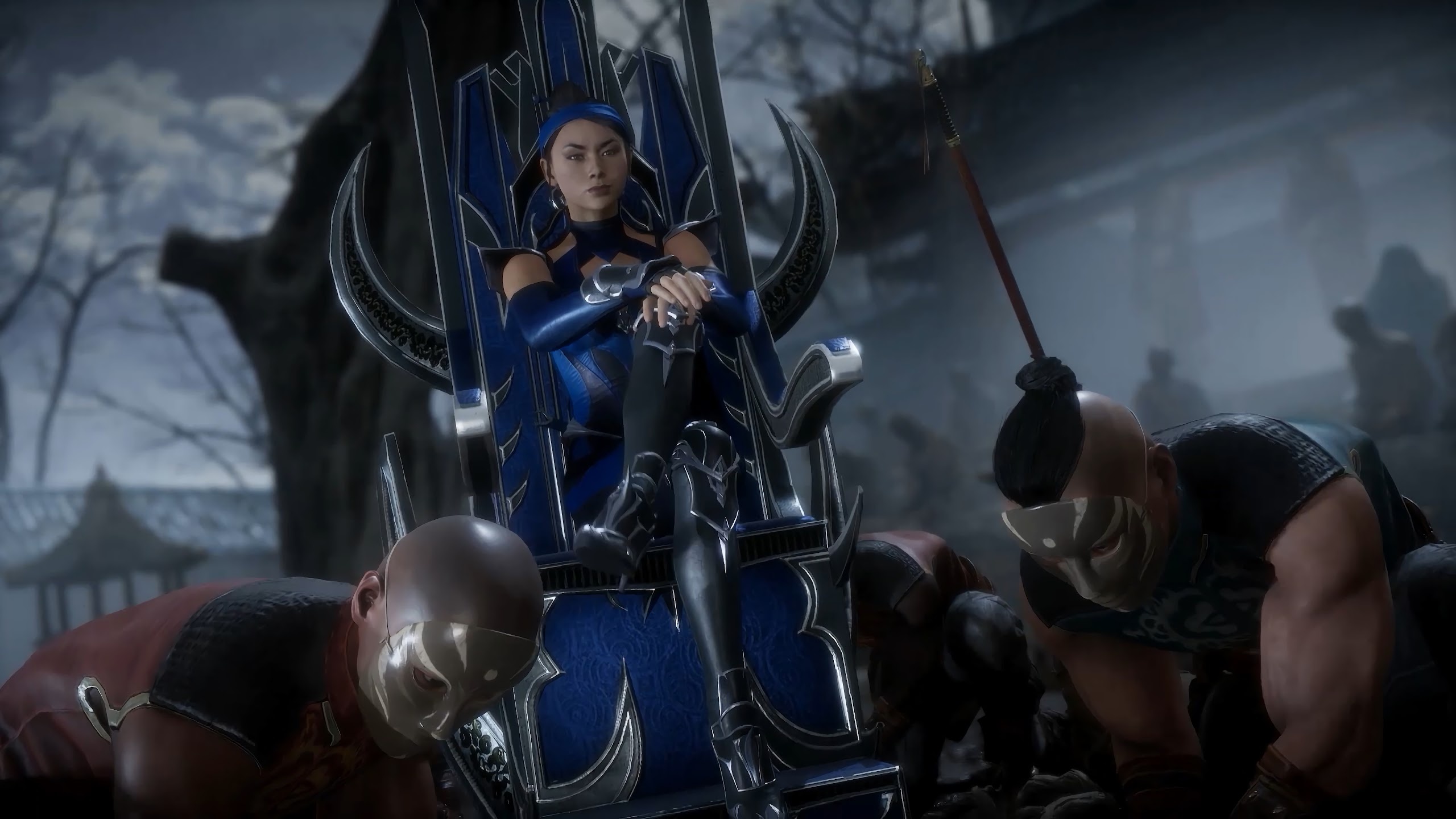 Kitana, Mortal Kombat 11, PC desktop wallpaper, Free download, 2560x1440 HD Desktop