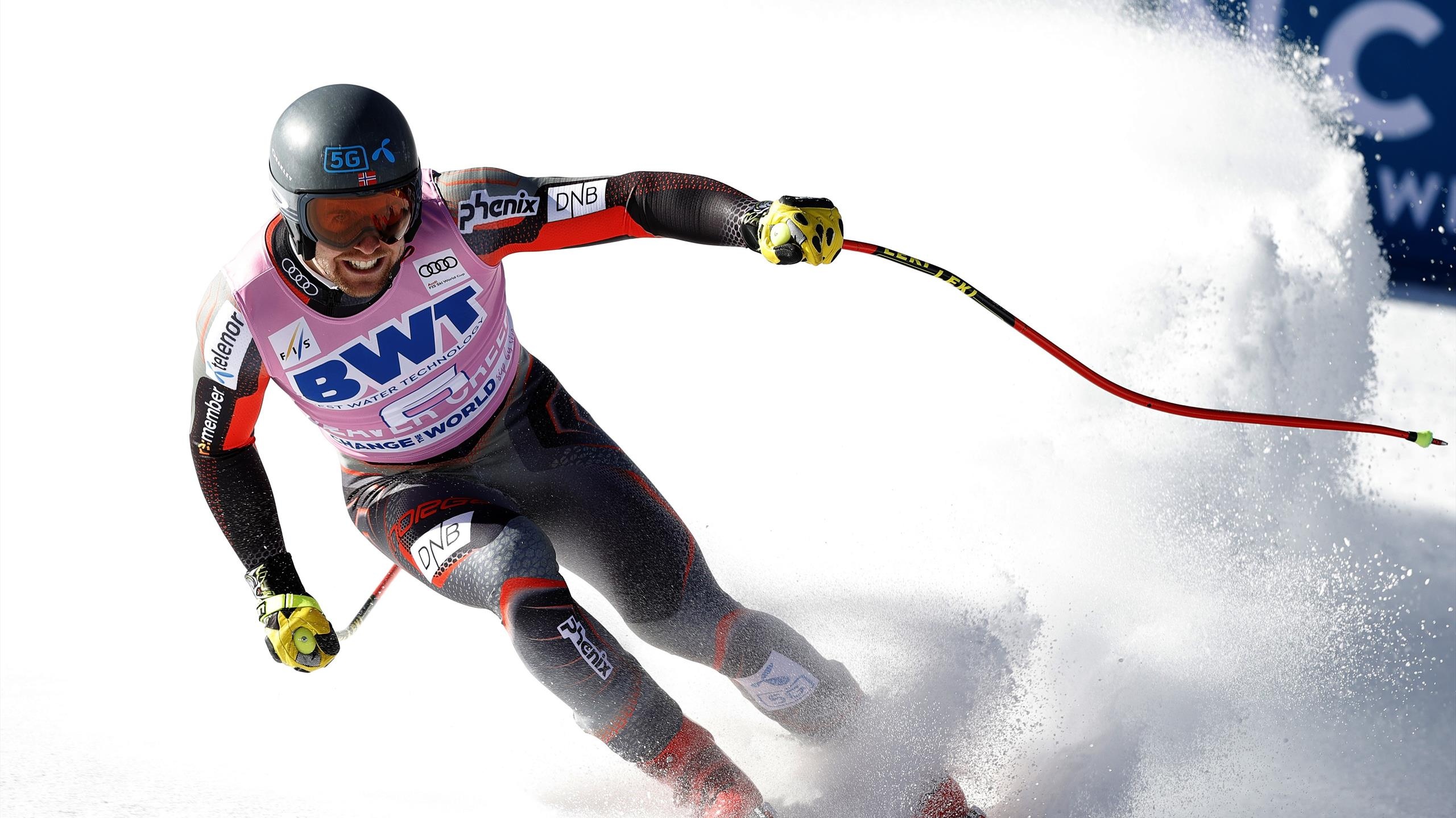 Aleksander Aamodt Kilde, Injury return with super g victory, 2560x1440 HD Desktop