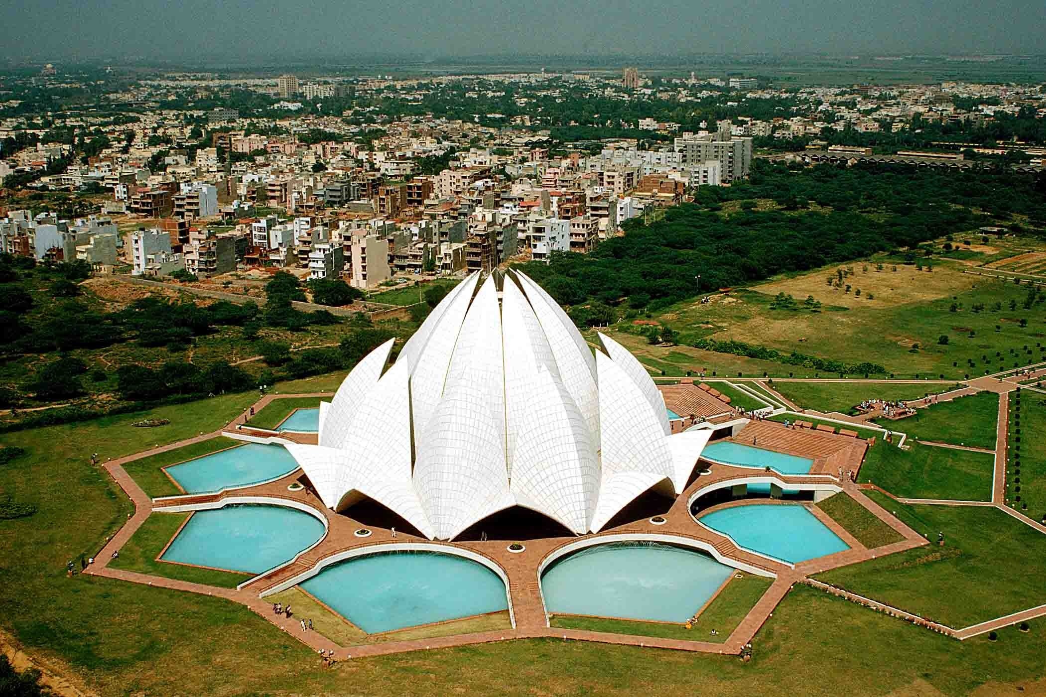 Beautiful Lotus Temple, Delhi, India, HD wallpaper, 2100x1400 HD Desktop