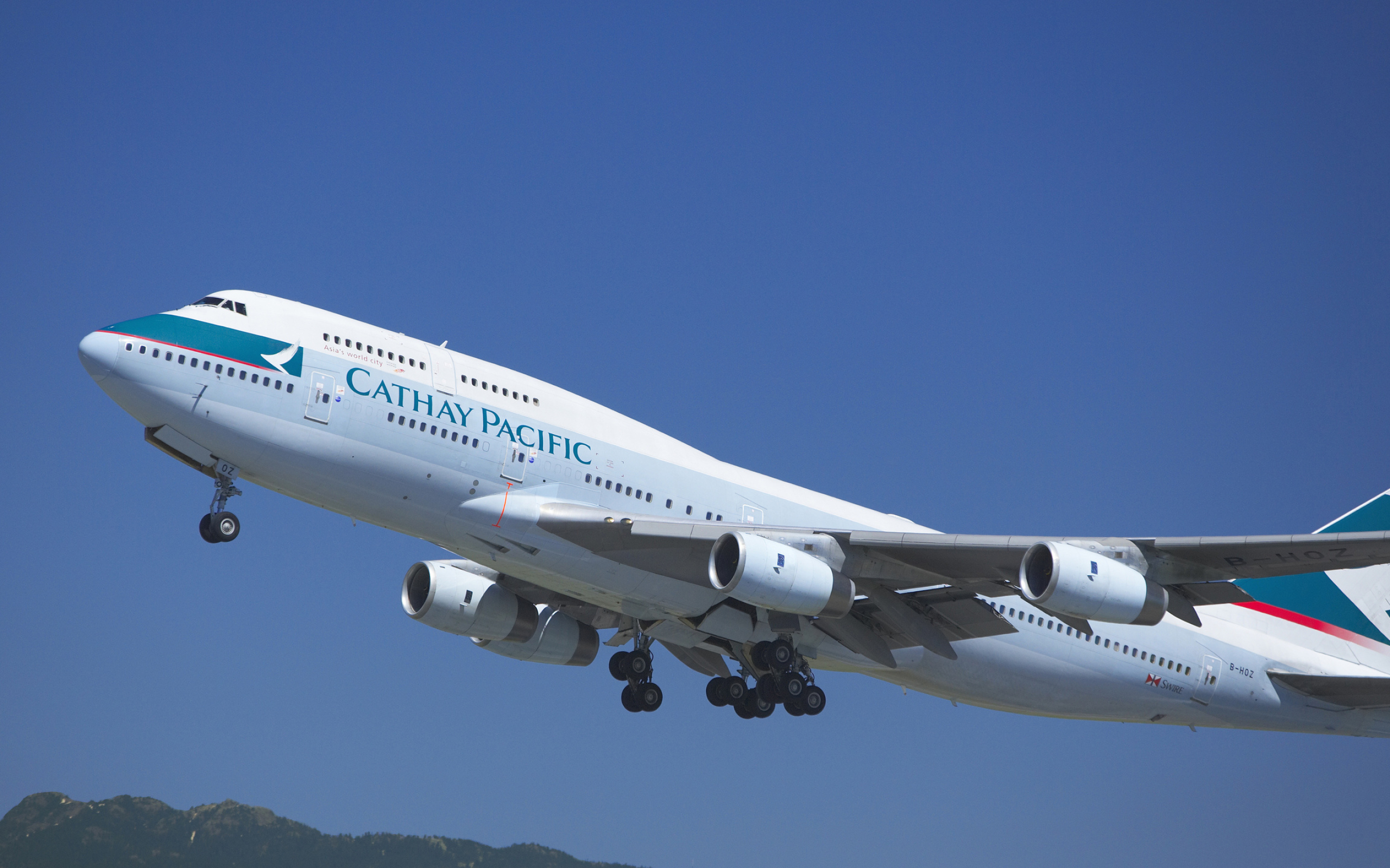 Cathay Pacific, 747 wallpaper, Michelle Anderson, 2560x1600 HD Desktop