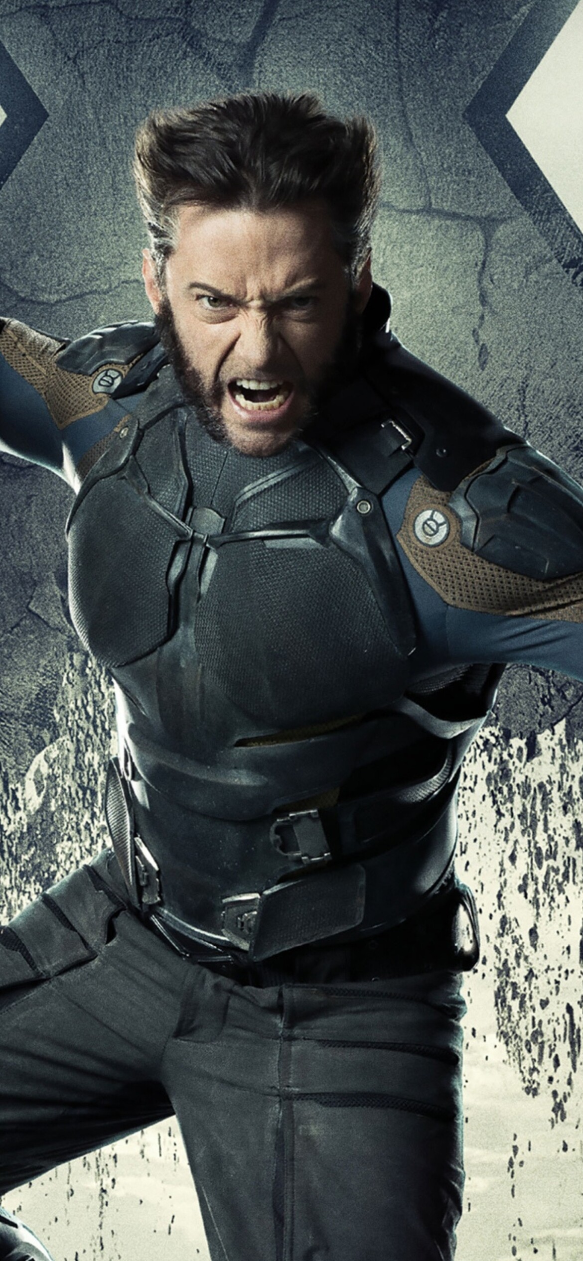 X-Men movies, Hugh Jackman, Days of Future Past, Epic superhero action, 1170x2540 HD Phone