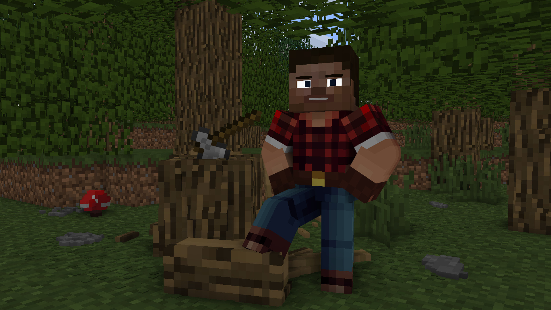 Lumberjack Steve wallpapers, Art Mine Imator Forums, 1920x1080 Full HD Desktop