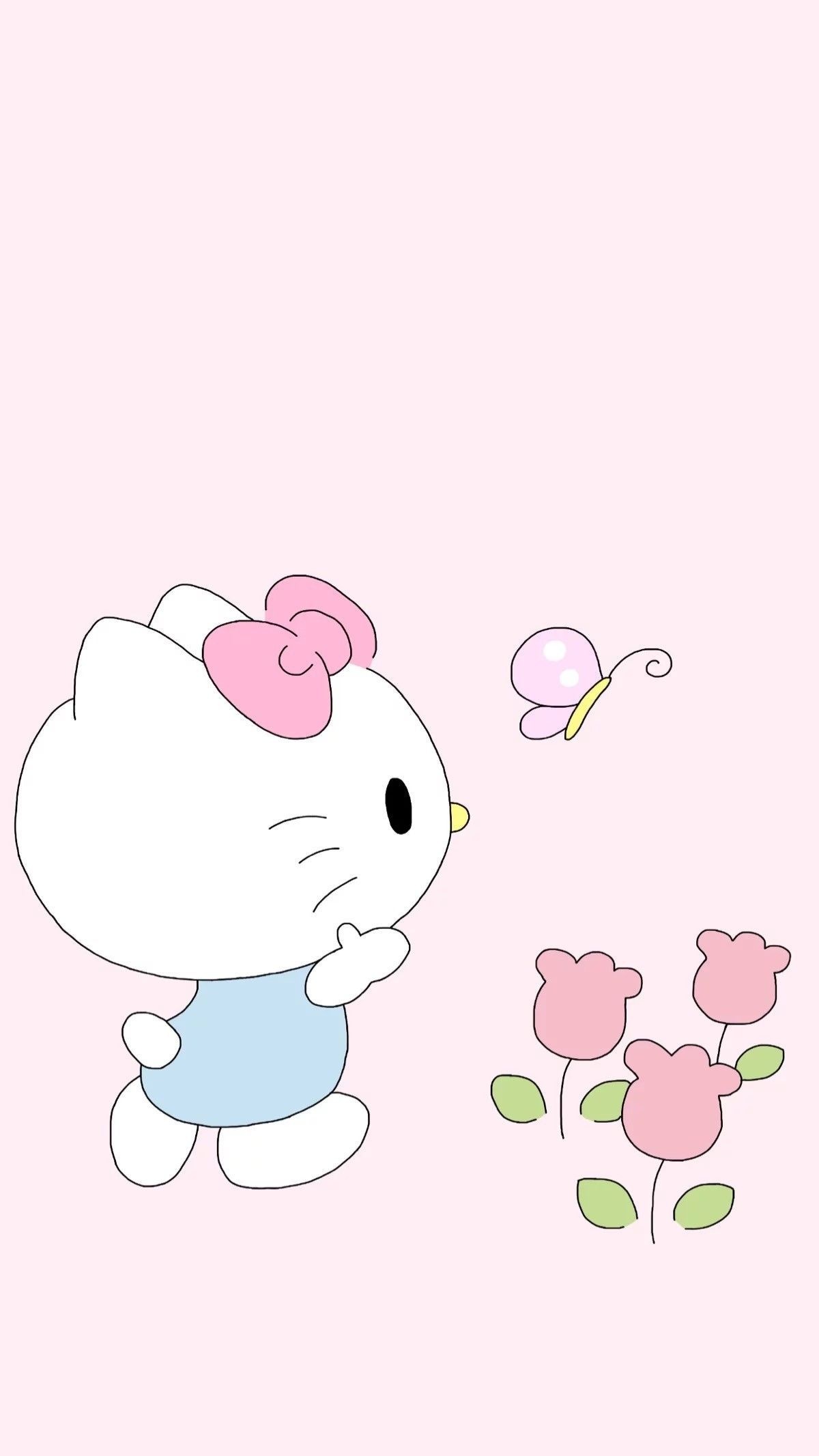 Hello Kitty, Easter wallpapers, Springtime celebration, Pastel colors, 1200x2140 HD Phone