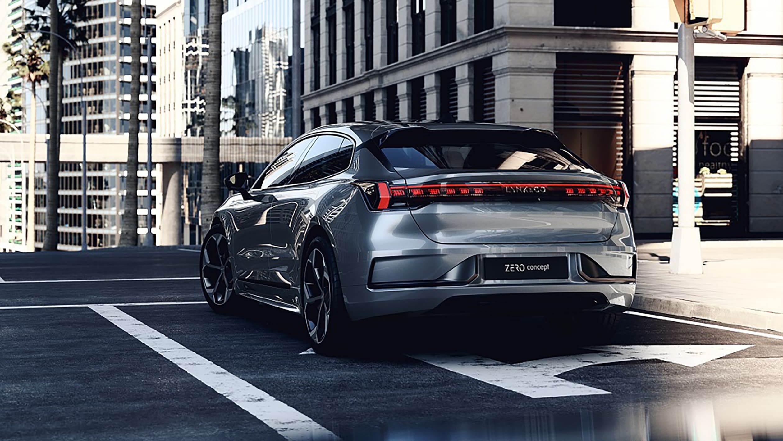 Zero Concept Coupe Back View, Lynk and Co Wallpaper, 2520x1420 HD Desktop