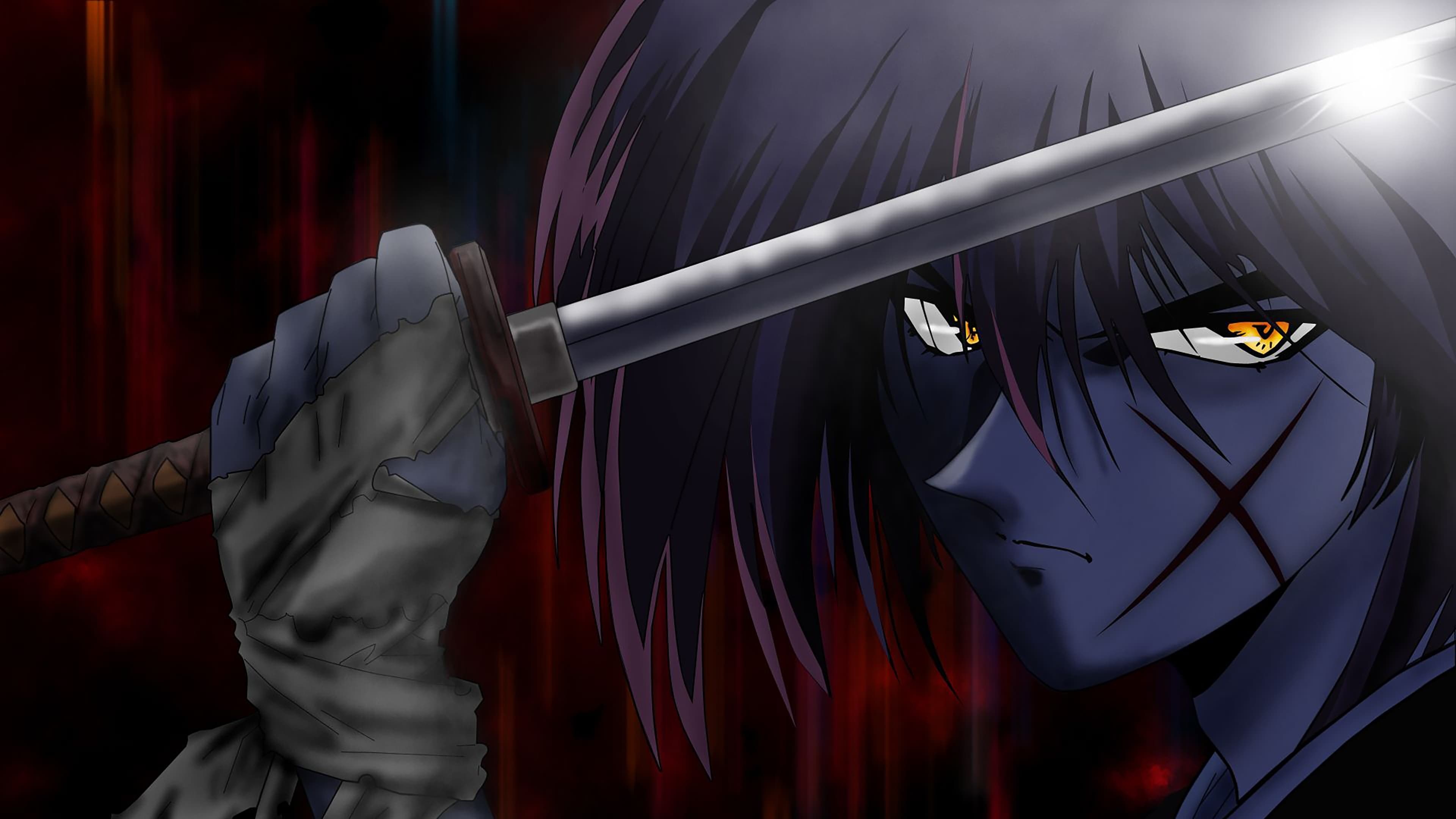 Rurouni Kenshin, Samurai warrior, 1996 TV series, Legendary protagonist, 3840x2160 4K Desktop