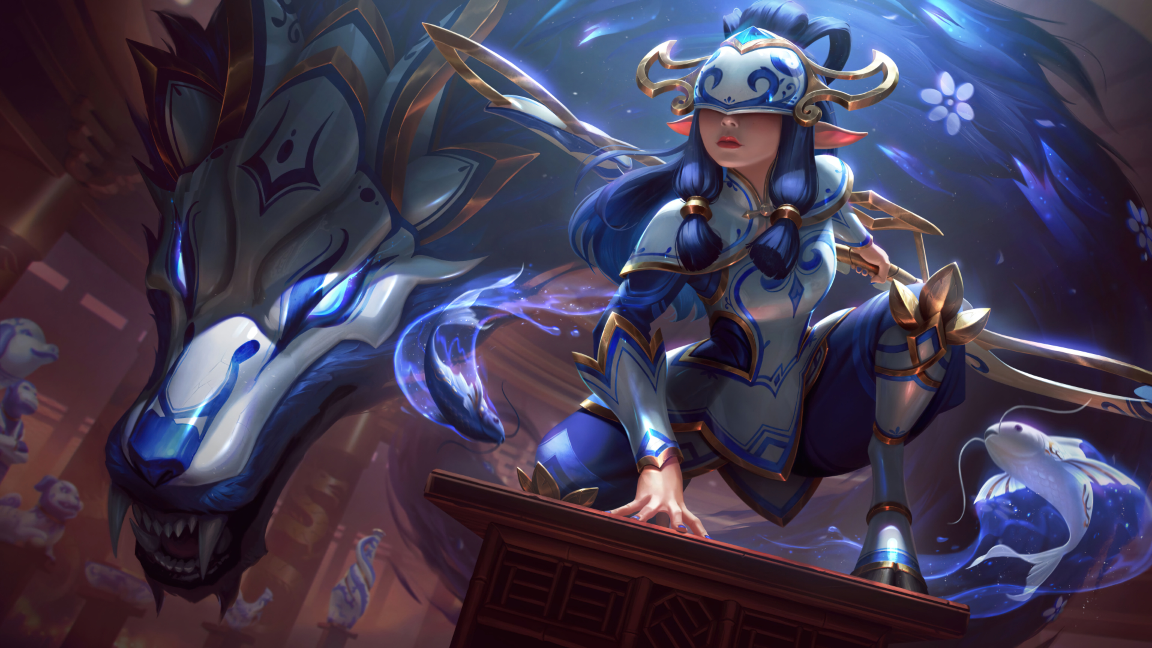 Kindred League of Legends, Wallpapers, 3840x2160 4K Desktop