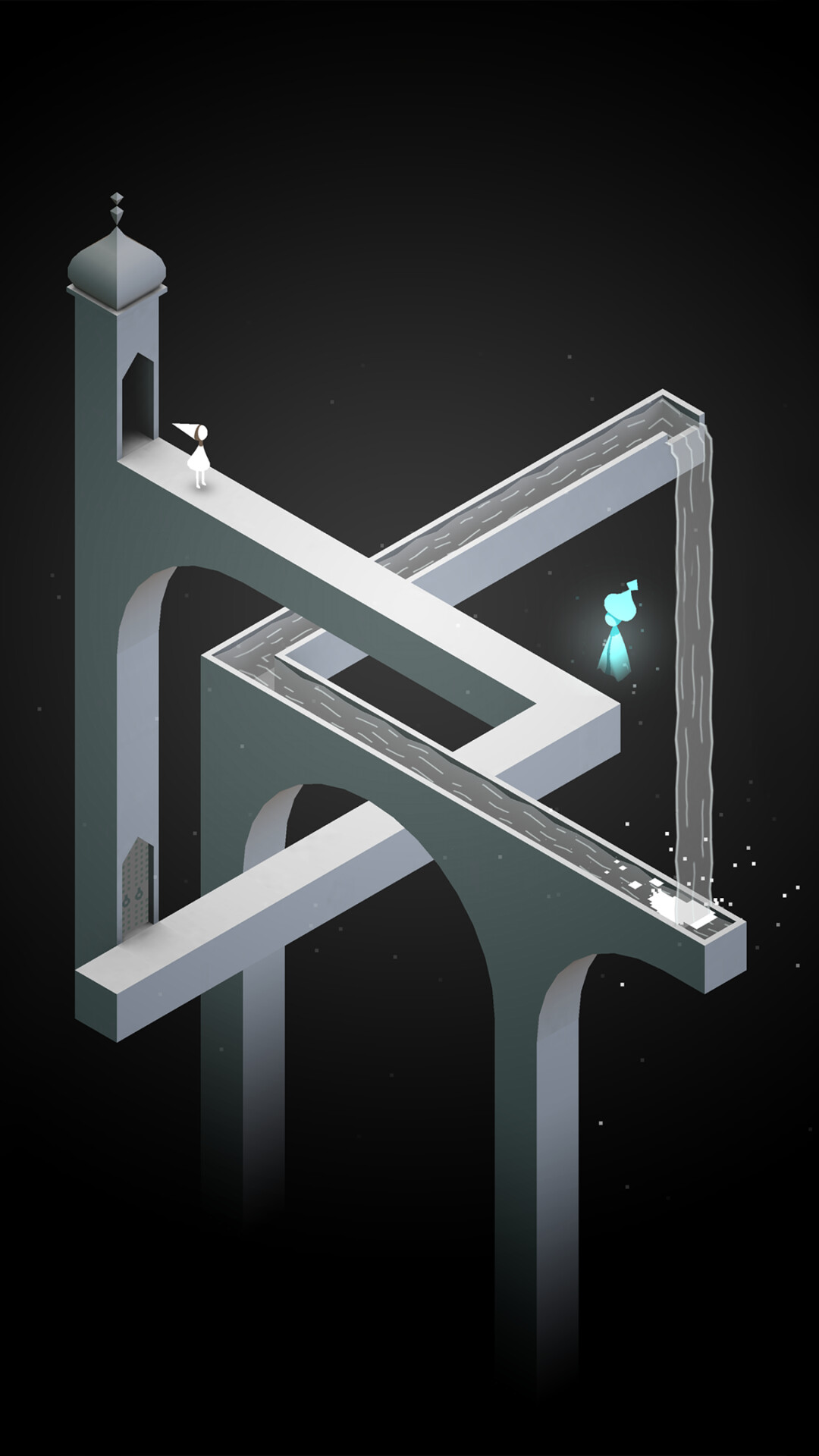 Monument Valley, Beautiful screenshot, Mesmerizing visuals, Gaming art, 1080x1920 Full HD Phone