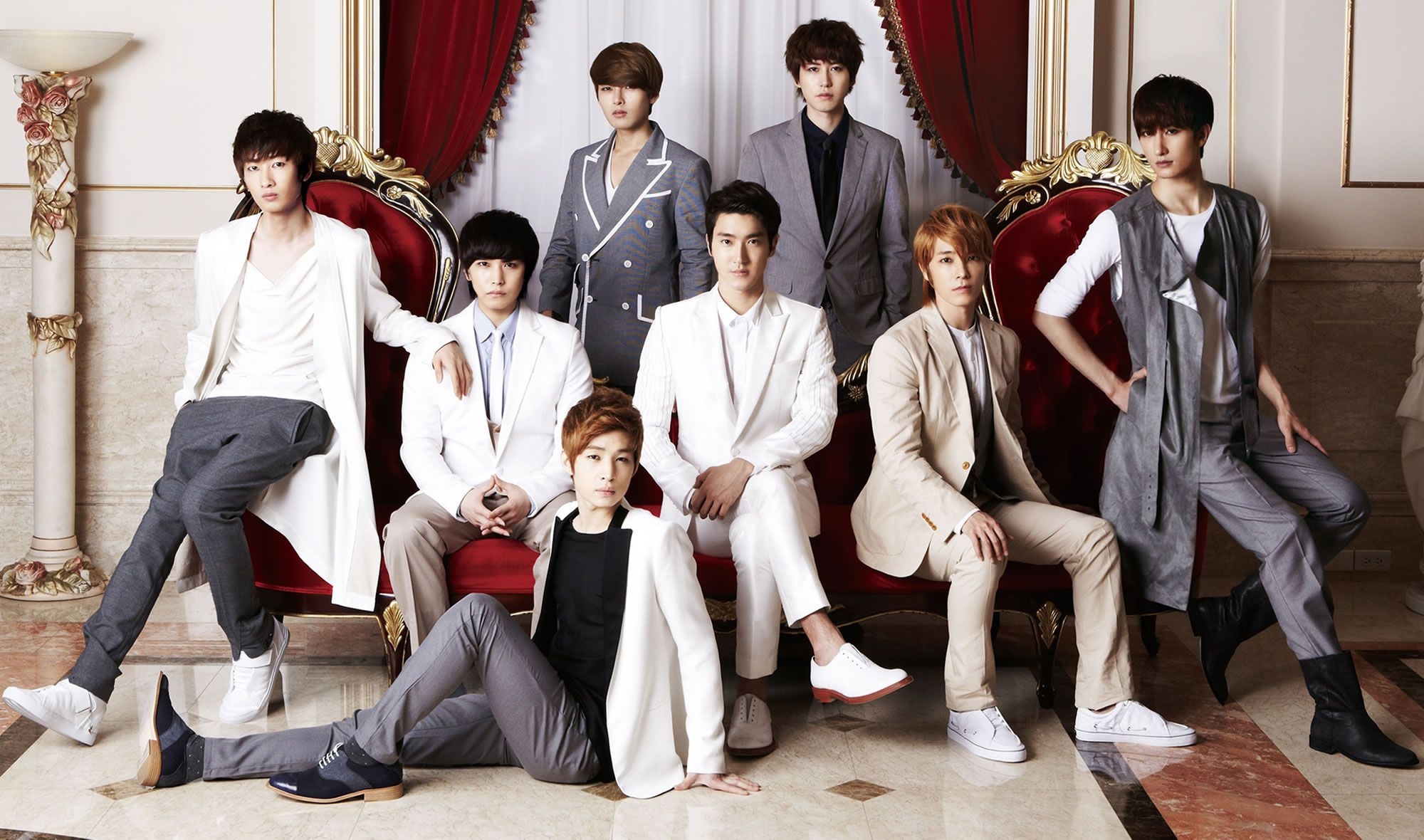 Super Junior, Mesmerizing HD visuals, Captivating performances, Music enthusiasts, 2000x1180 HD Desktop