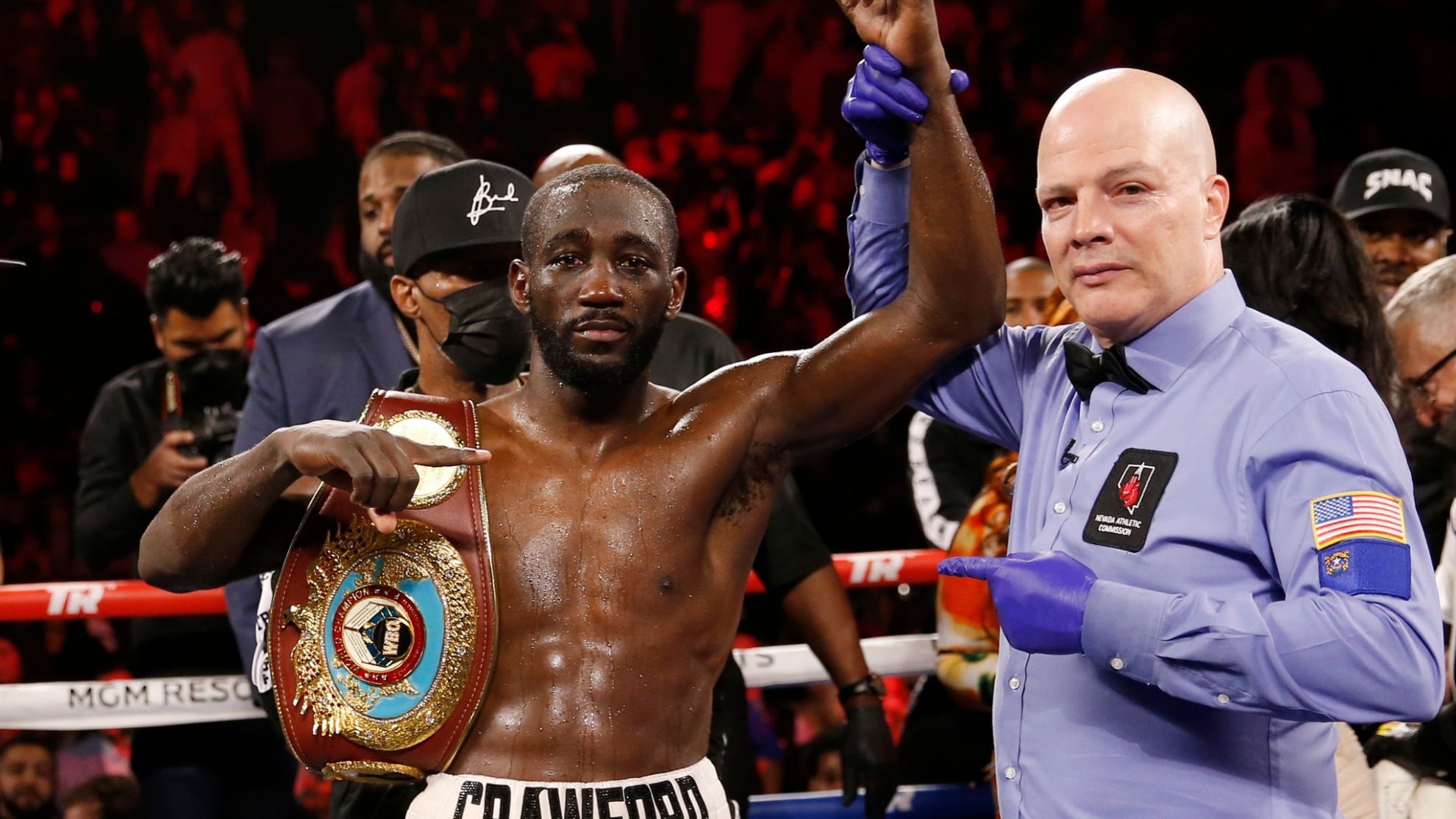 Terence Crawford, Floyd Mayweather's support, Black American boxing, Solidarity, 1980x1120 HD Desktop