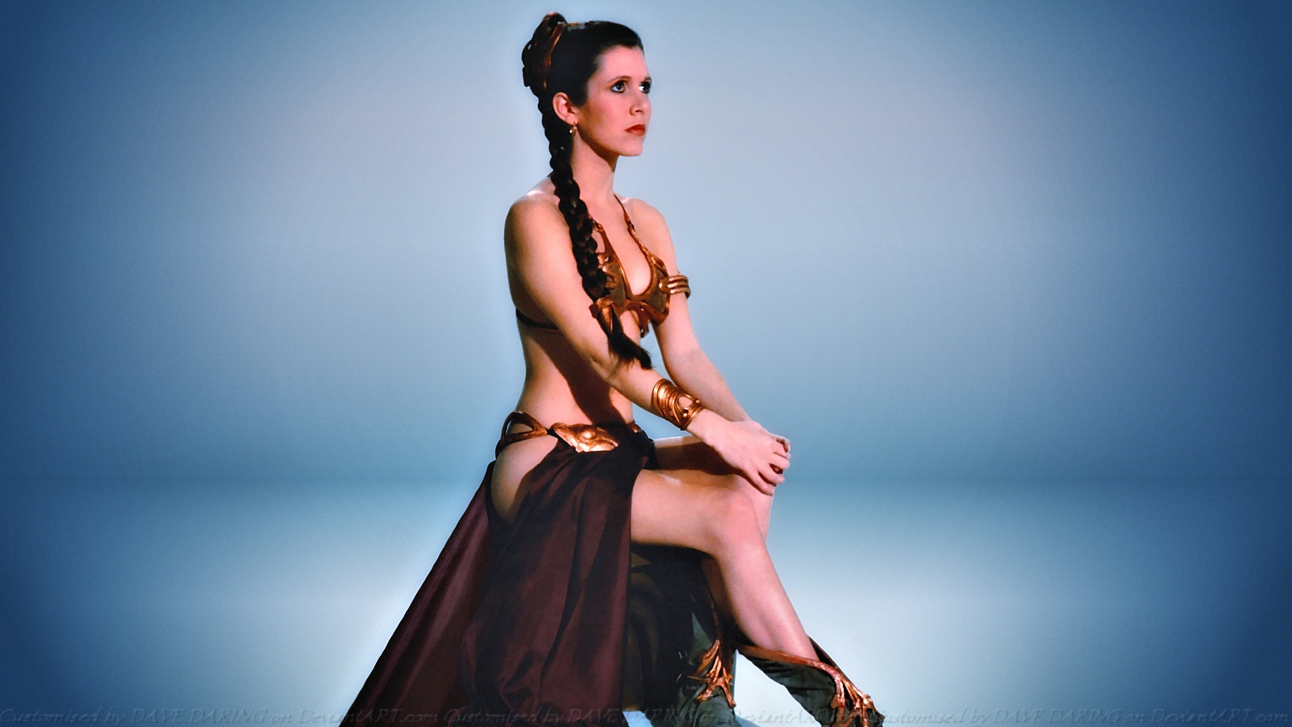 Carrie Fisher, Wallpaper, Movies, Hollywood, 2560x1440 HD Desktop