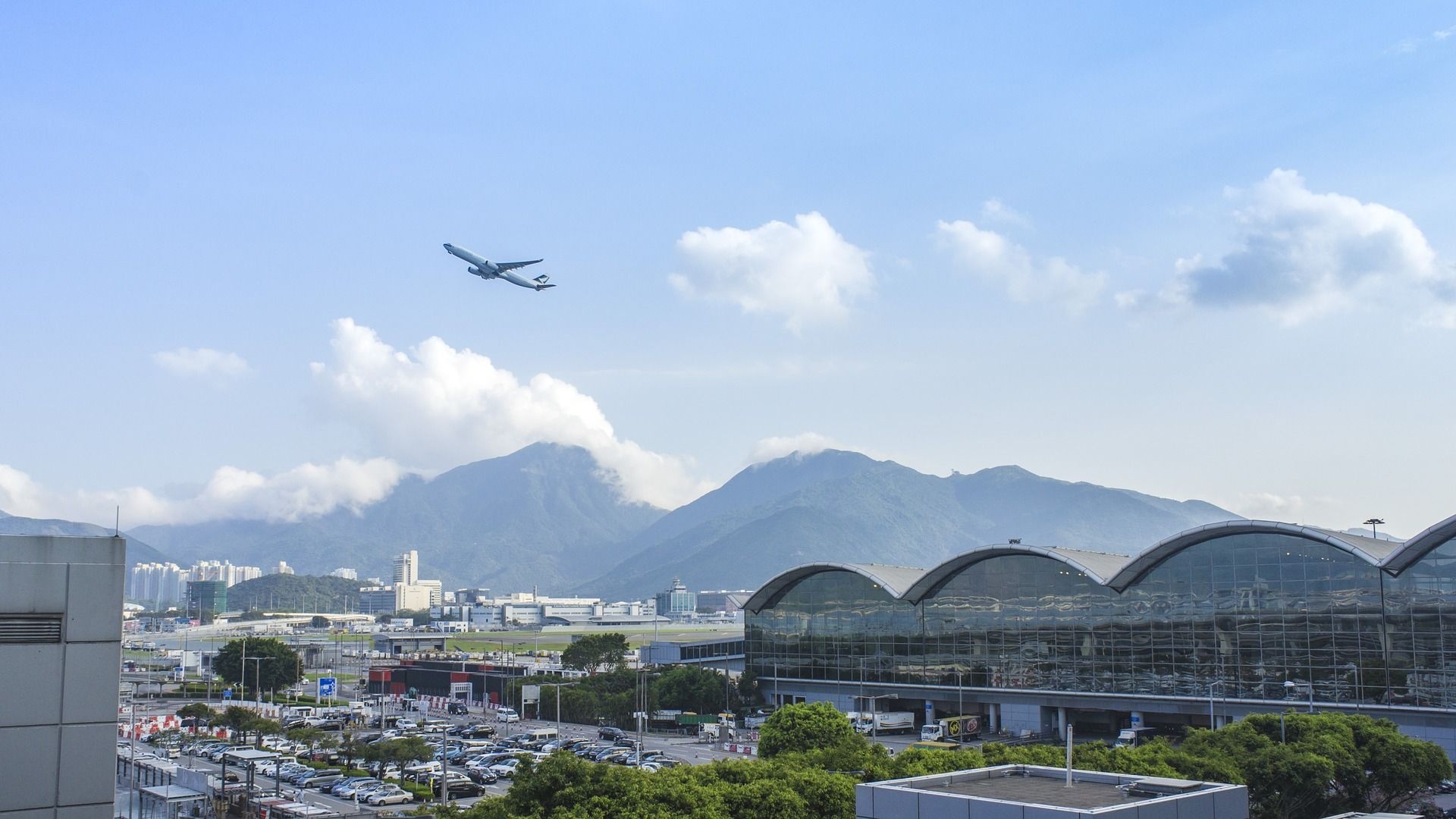 Hong Kong International Airport, Top free backgrounds, Airport wallpapers, Hong Kong airport, 1920x1080 Full HD Desktop