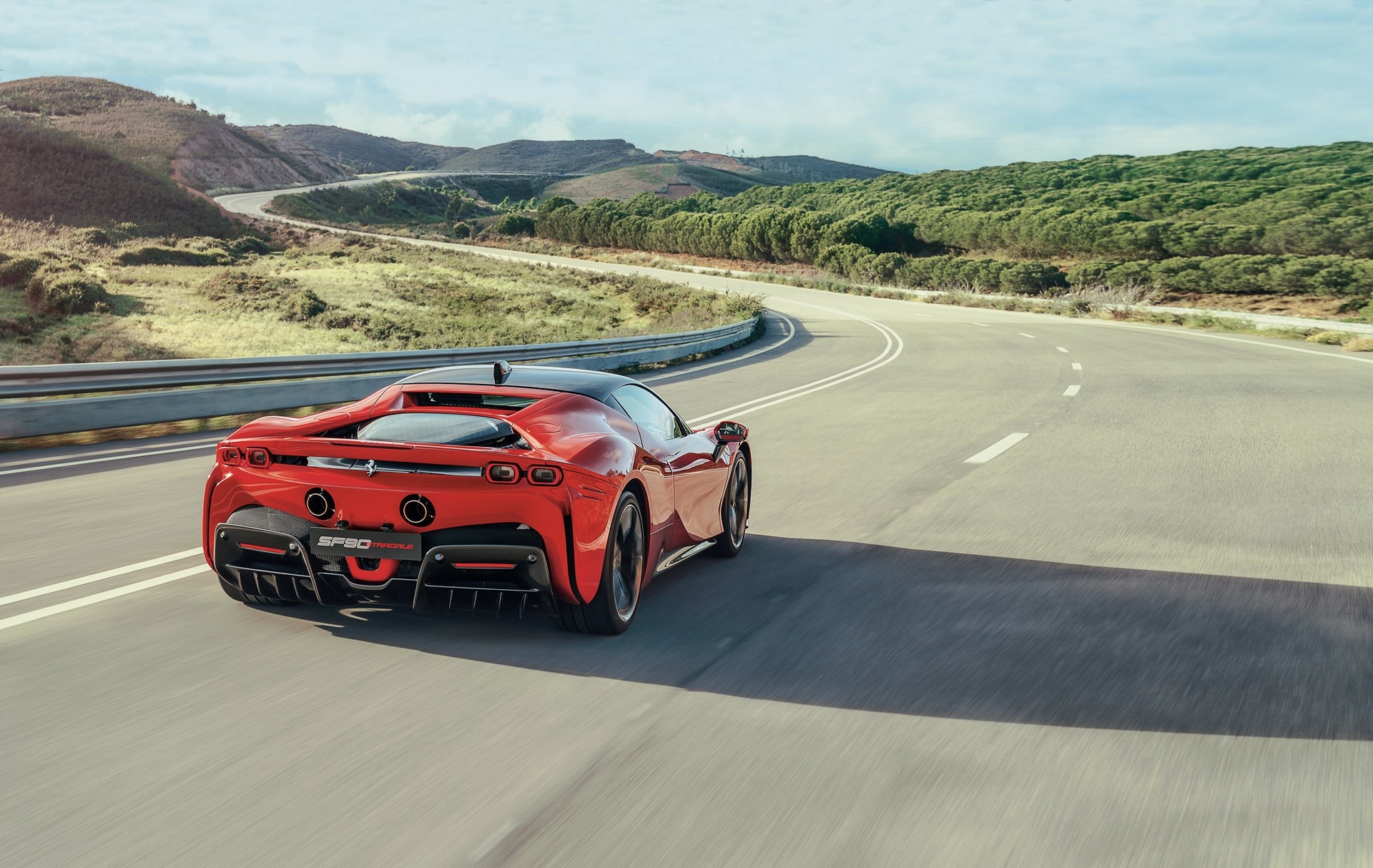 Ferrari SF90 Stradale, Cutting-edge technology, Hybrid powertrain, Superb performance, 1920x1220 HD Desktop