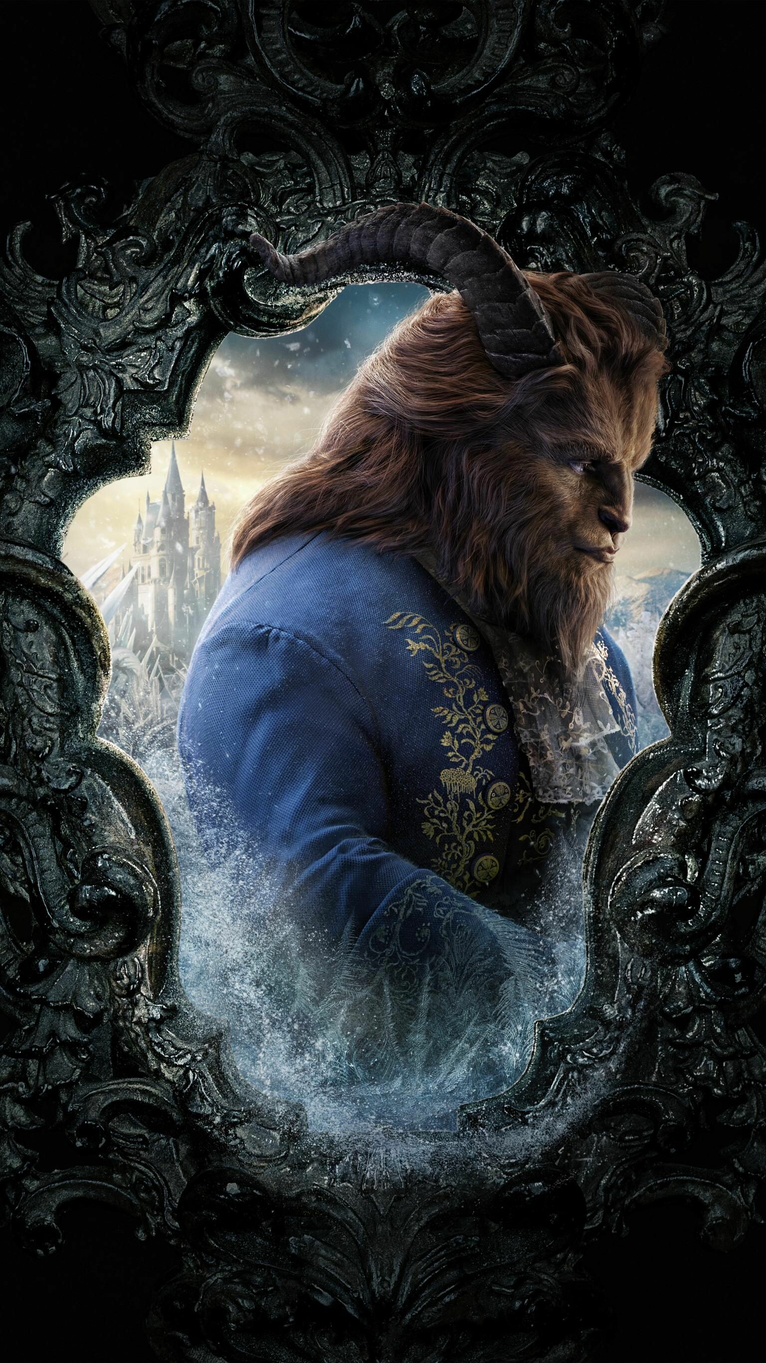 Dan Stevens, Beauty and the Beast Wallpaper, 1540x2740 HD Phone