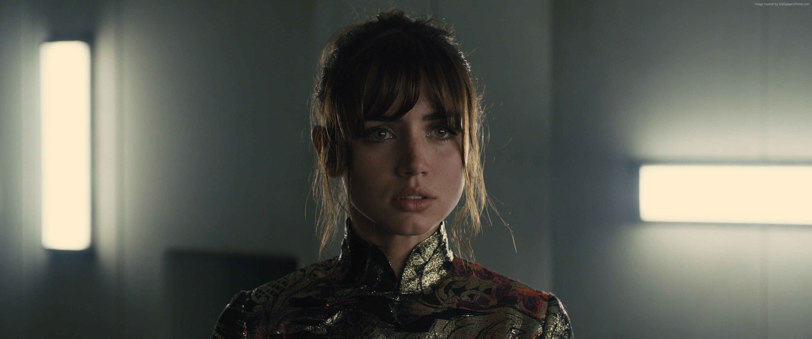 Ana de Armas, Blade Runner 2049, Movie actress, 4K wallpaper, 3420x1430 Dual Screen Desktop