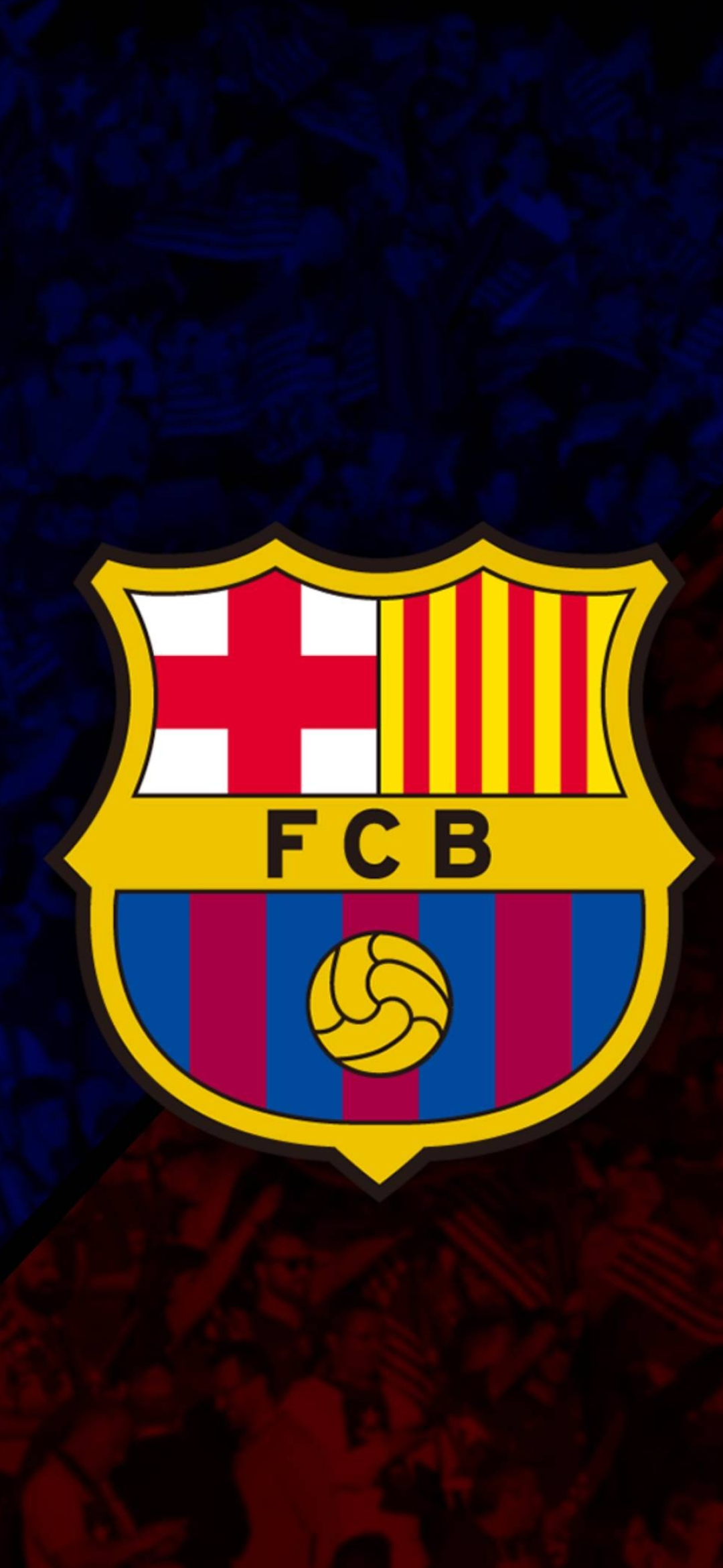 Barcelona logo wallpaper, Phone design, Sarah Walker, 1080x2340 HD Phone