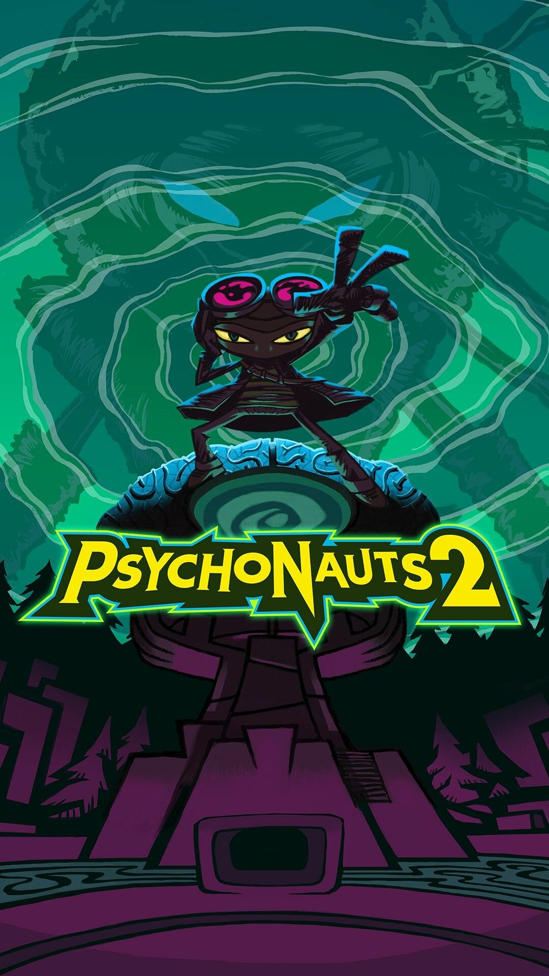 Psychonauts 2, Mind-altering gameplay, Cinematic storytelling, Nostalgic gaming experience, 1080x1920 Full HD Phone