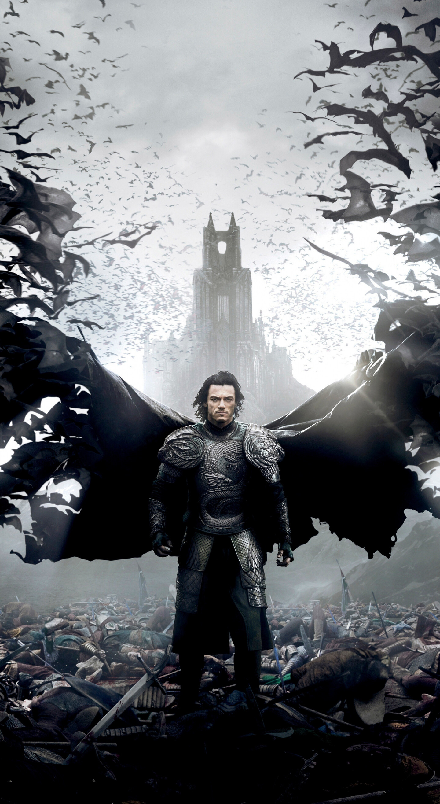 Dracula Untold, Luke Evans, Vampire bats wallpaper, Samsung Galaxy, 1440x2630 HD Phone