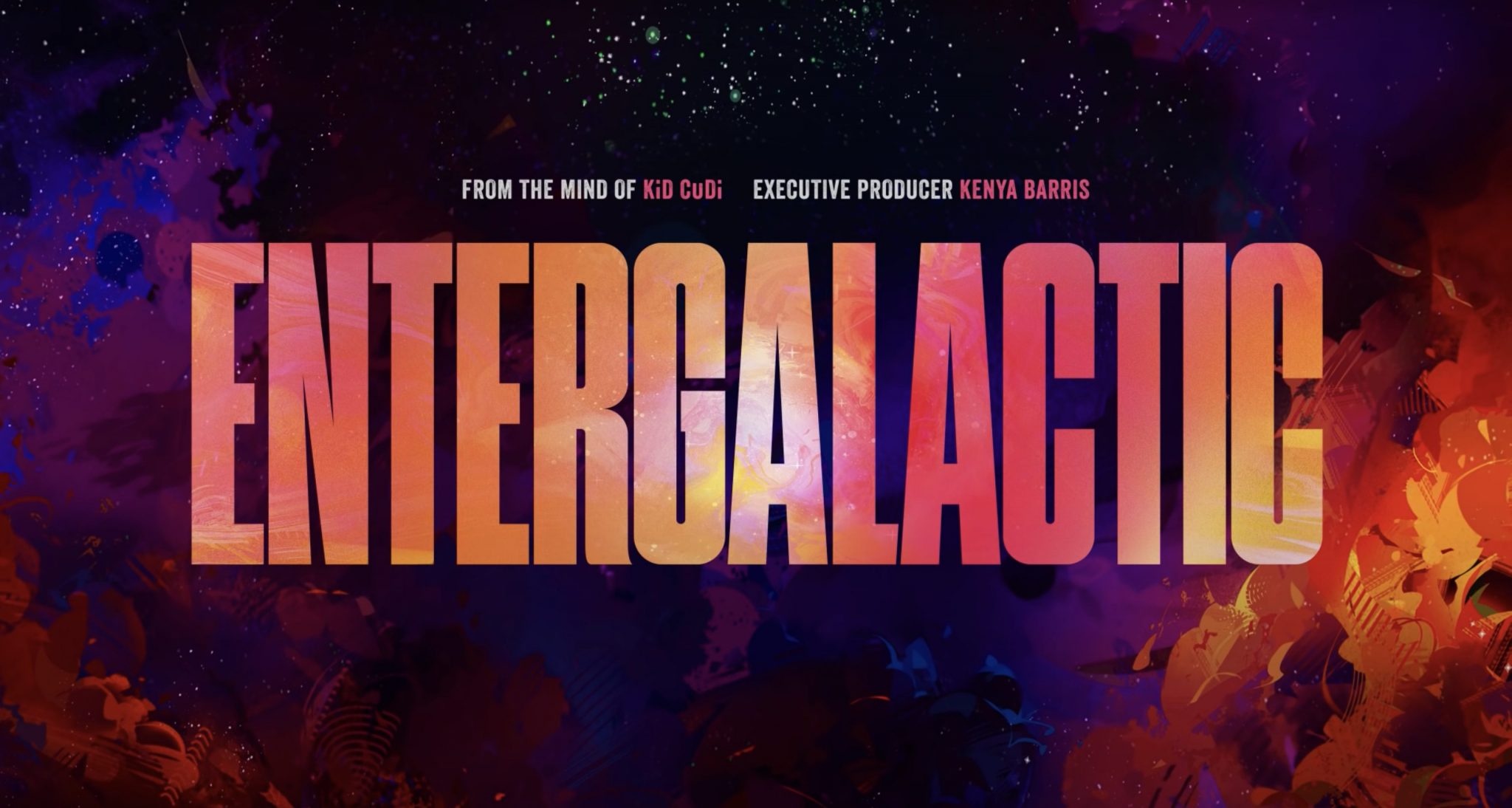 Entergalactic, TV series 2022, Netflix, Kid Cudi, 2050x1100 HD Desktop