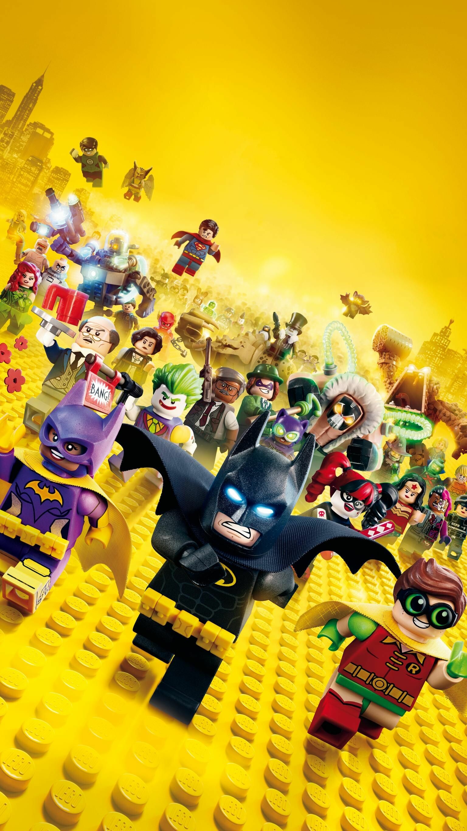 The Lego Movie, Lego Batman, Phone wallpaper, Moviemania, 1540x2740 HD Phone