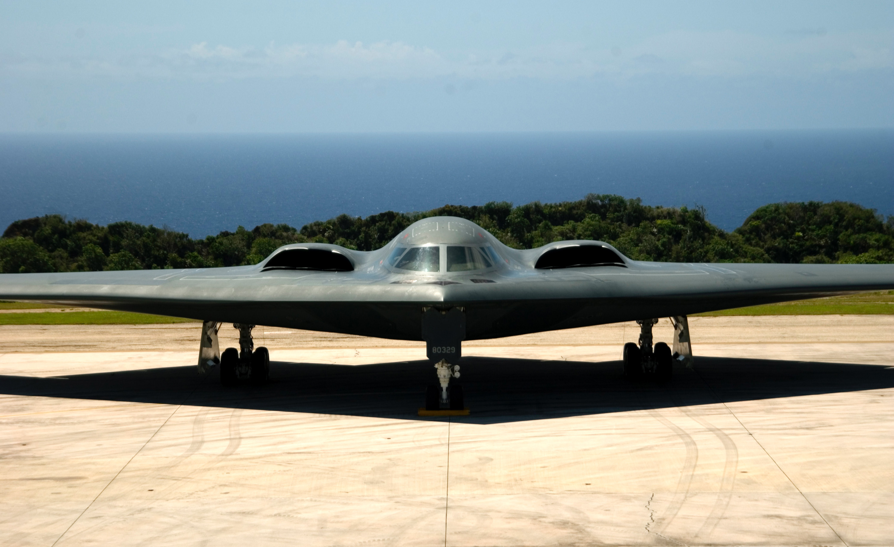 Northrop Grumman, B-2 Spirit, Flying wing, CNN Style, 3000x1840 HD Desktop