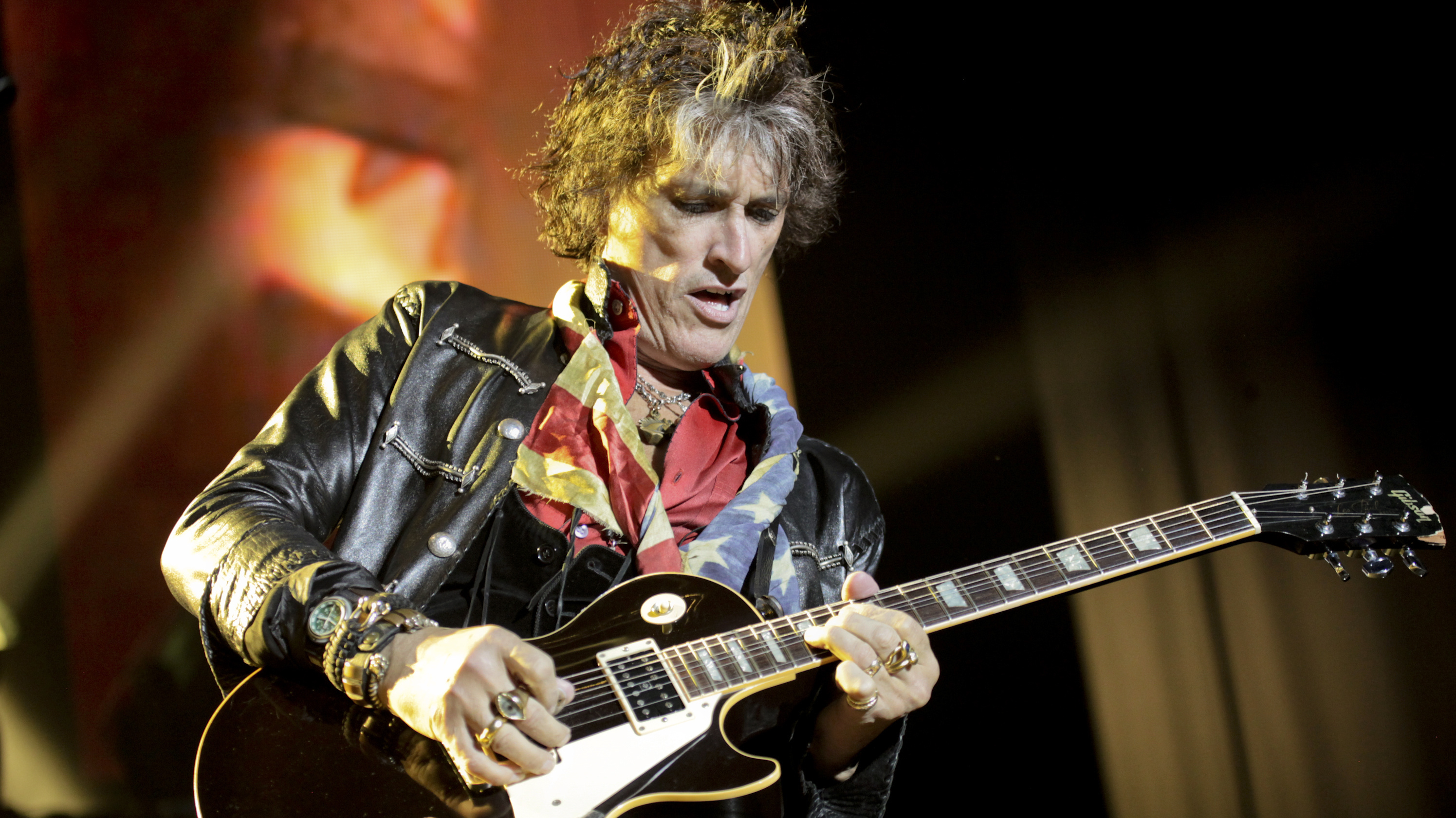 Joe Perry, Les Paul award, Aerosmith tribute, Louder magazine, 3000x1690 HD Desktop