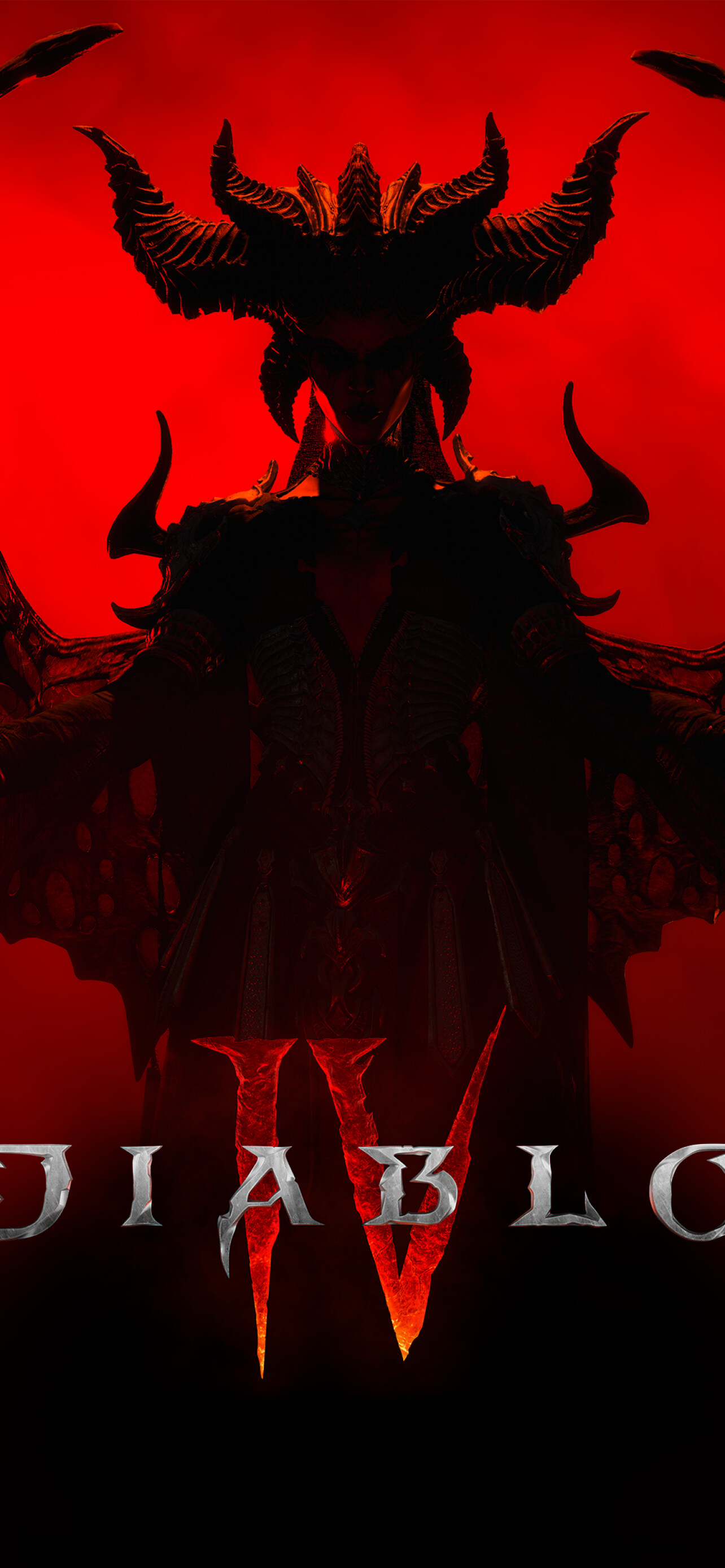 Diablo IV wallpaper, Lilith Diablo 4, 2022 games, Red background games, 1290x2780 HD Phone