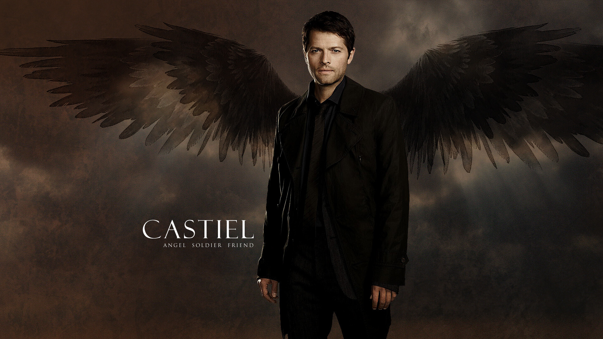 Supernatural, Castiel, iPhone wallpapers, Supernatural fanart, 1920x1080 Full HD Desktop