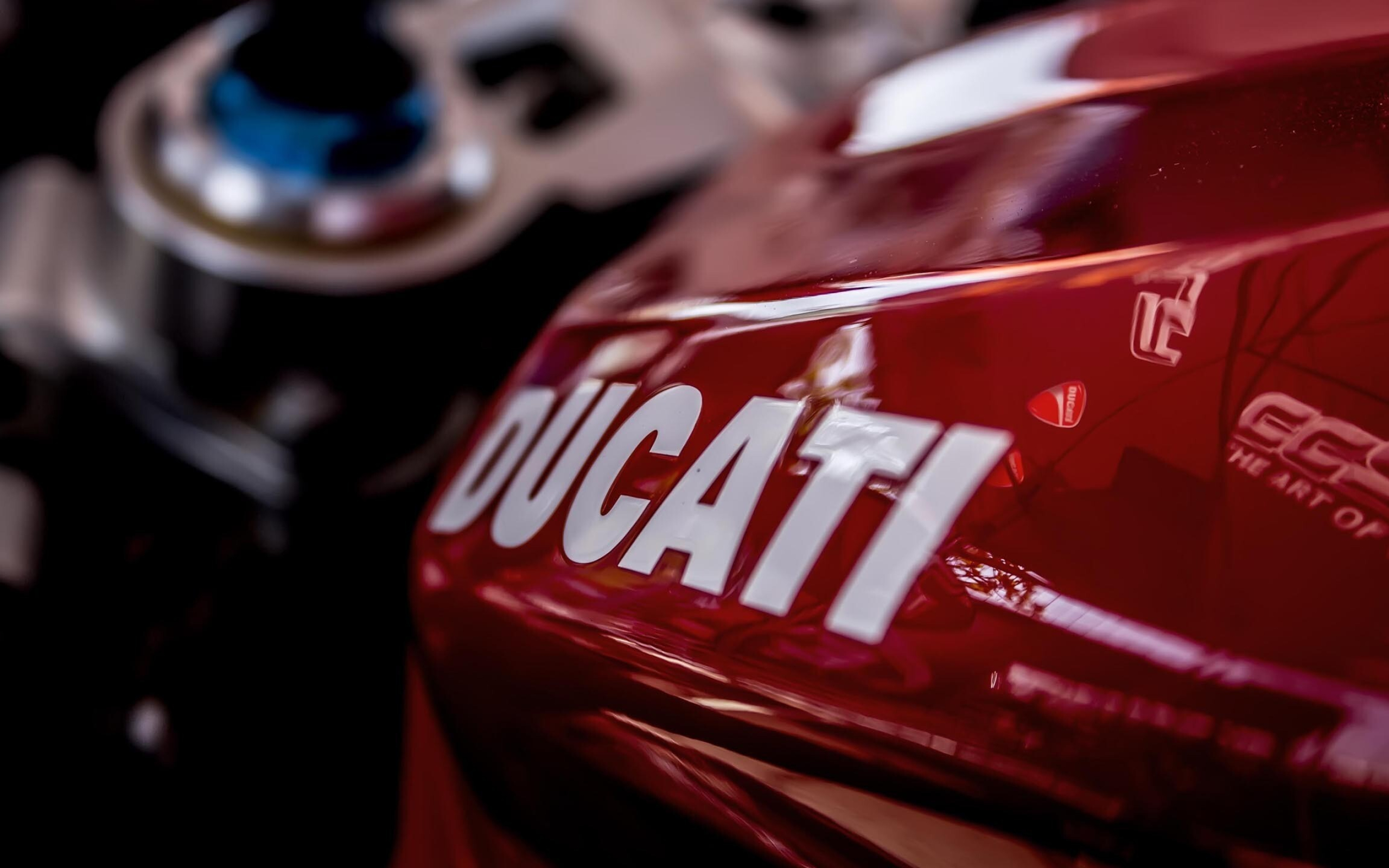 Ducati logo wallpaper, Iconic branding, Motorcycle wallpapers, Captivating design, 2560x1600 HD Desktop