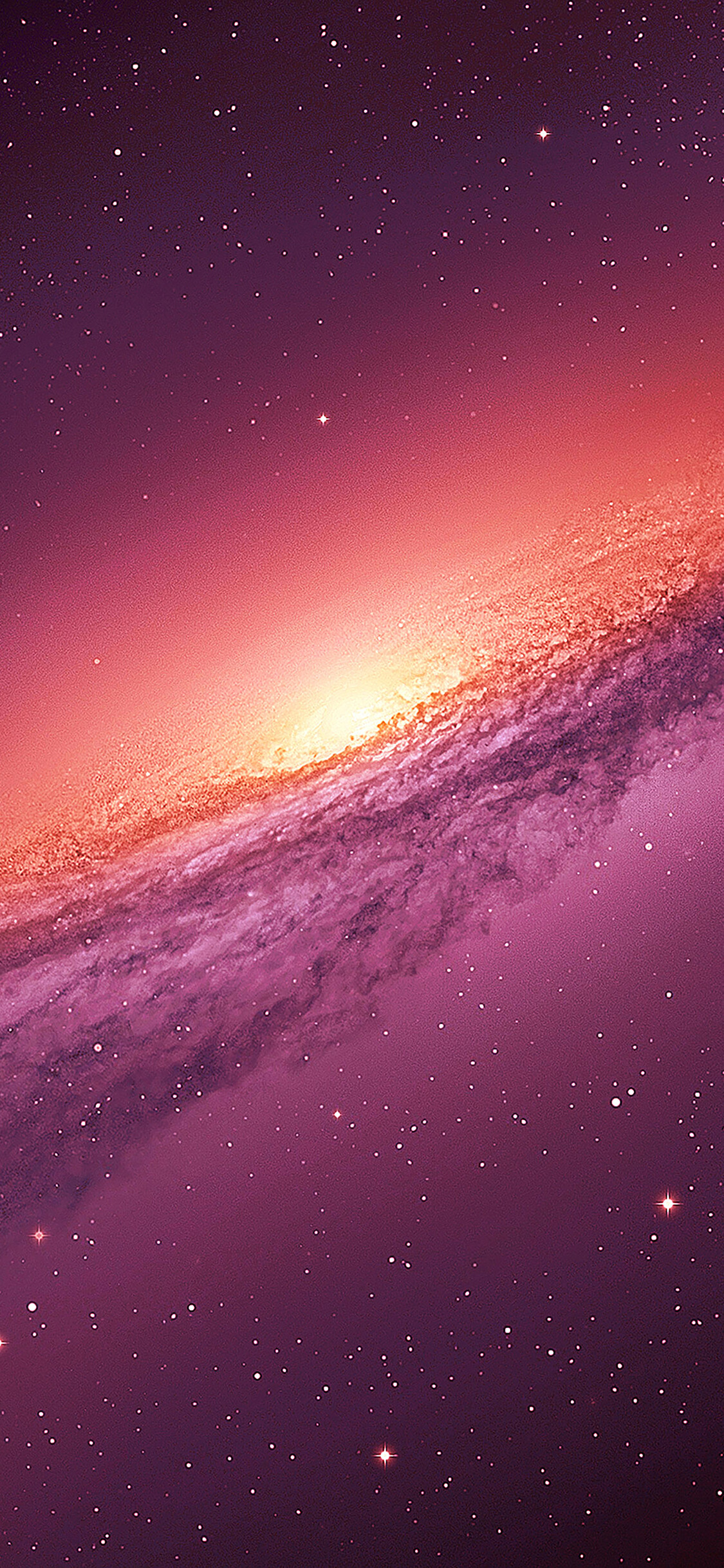 Purple galaxy space, Nature-inspired, iPhone wallpaper, Vibrant visuals, 1130x2440 HD Phone