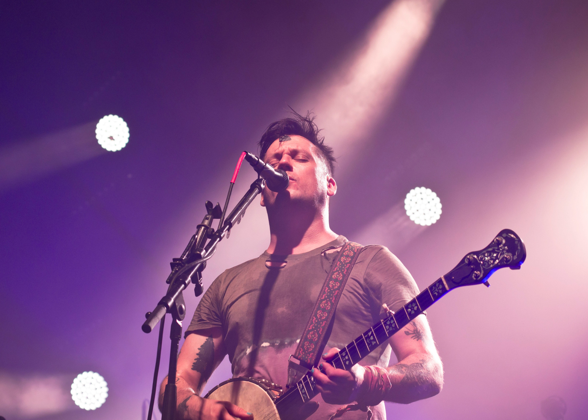 Eric Judy, Modest Mouse + Brand New, Showbams performance, 2000x1430 HD Desktop