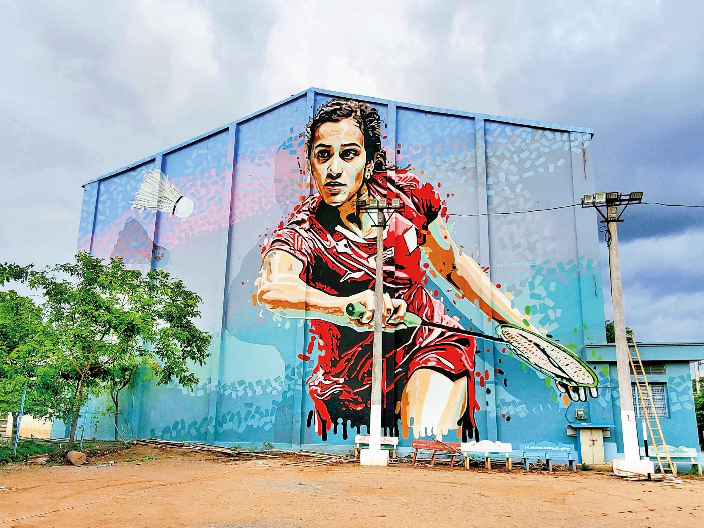 Mural, P. V. Sindhu Wallpaper, 2370x1780 HD Desktop