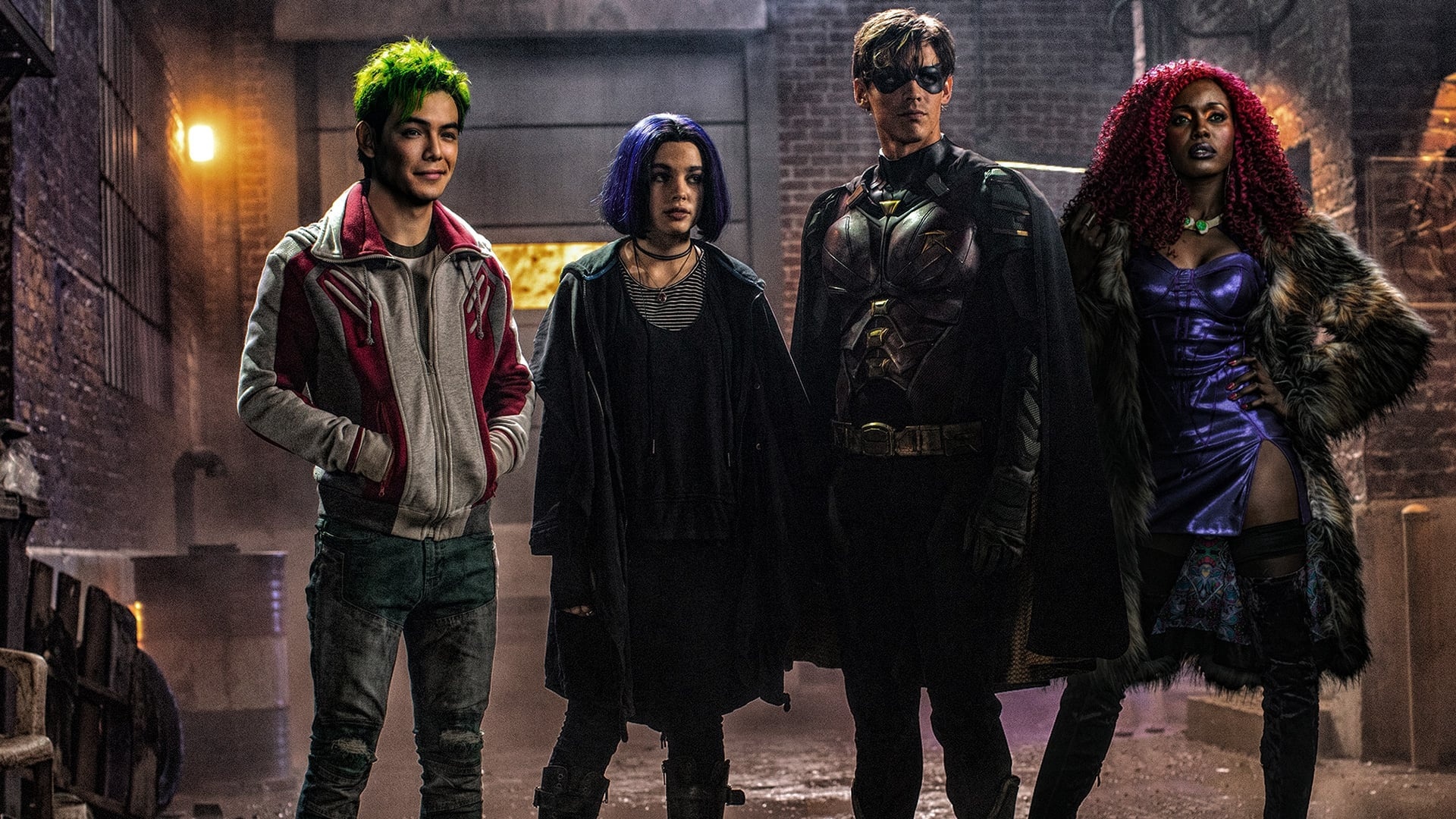 Titans TV series, Action-packed, Superhero team, DC Comics adaptation, 1920x1080 Full HD Desktop