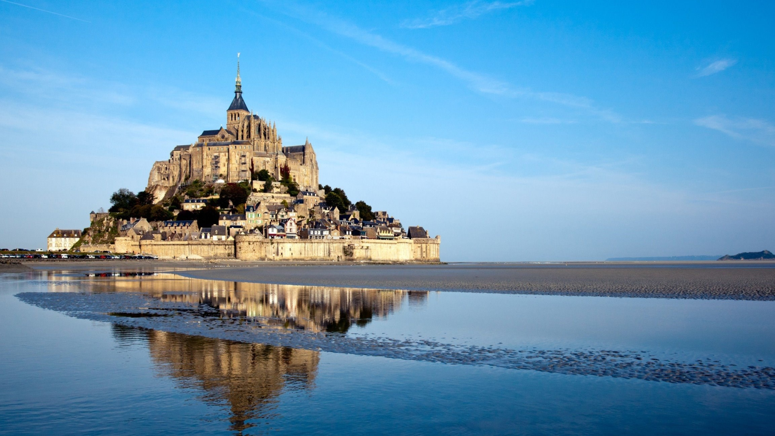 Mont St. Michel, Wallpapers, Zoey cunningham, Travels, 2560x1440 HD Desktop