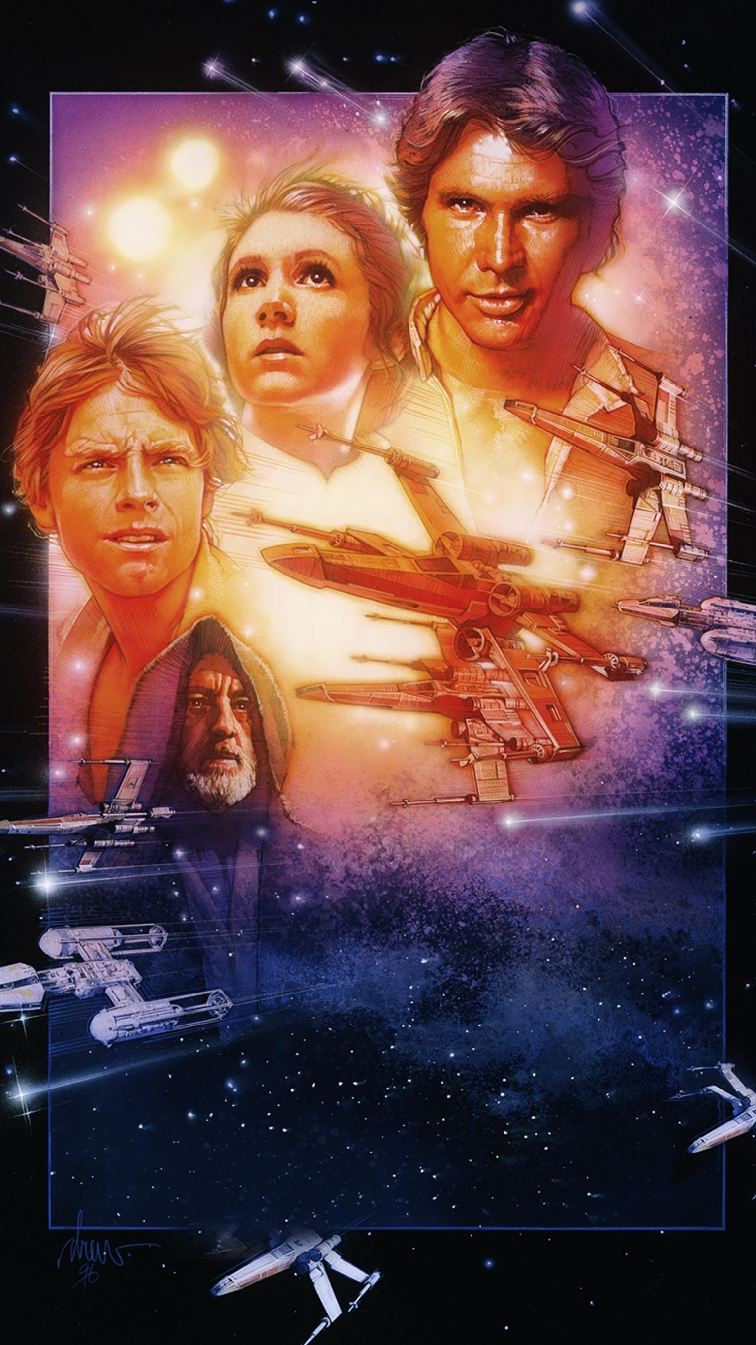 Star Wars 1977 phone, MovieMania Star Wars episodes, 1540x2740 HD Phone