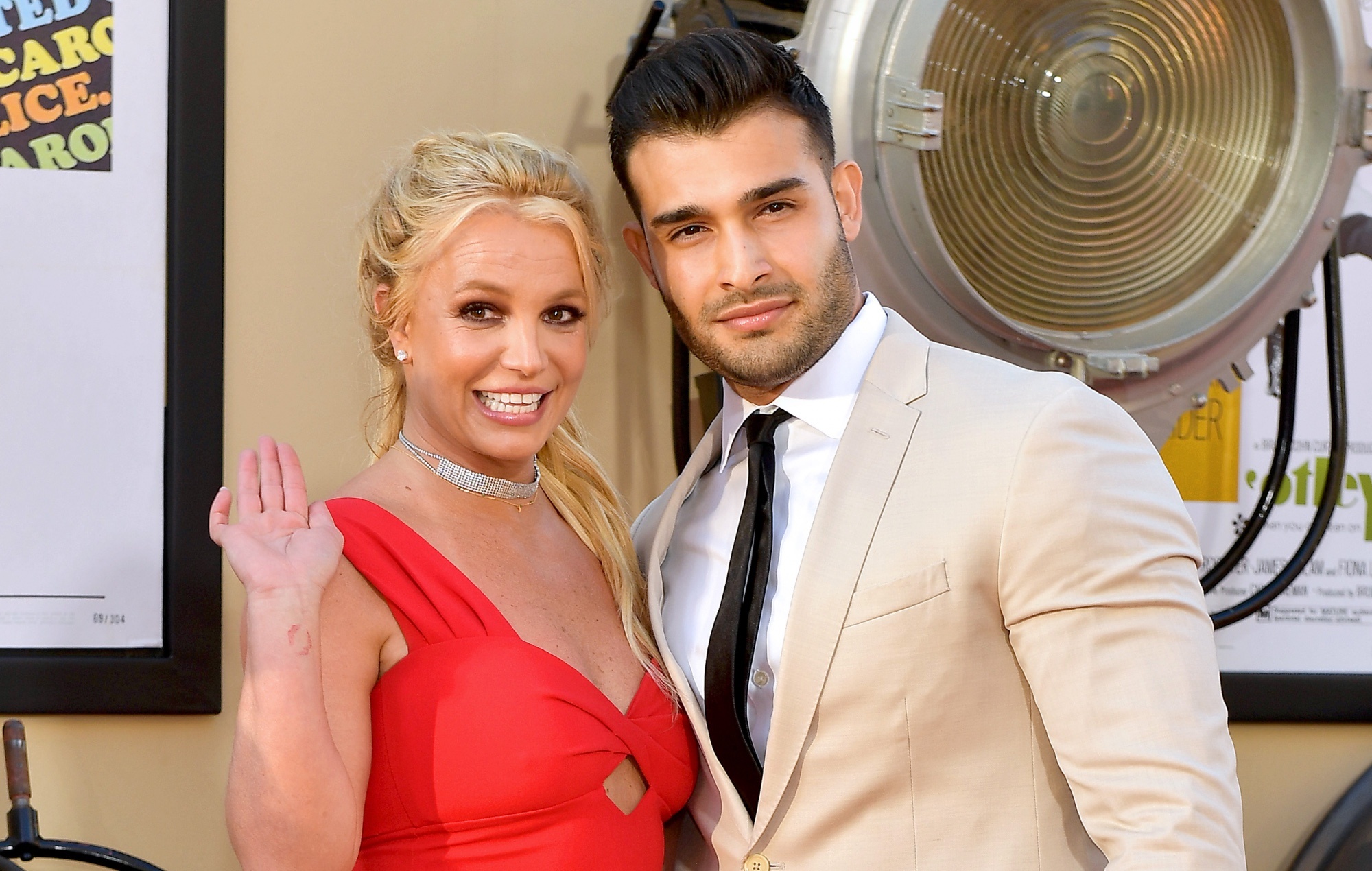 Sam Asghari, Britney Spears engaged, Celebrating love, Exciting news, 2000x1270 HD Desktop