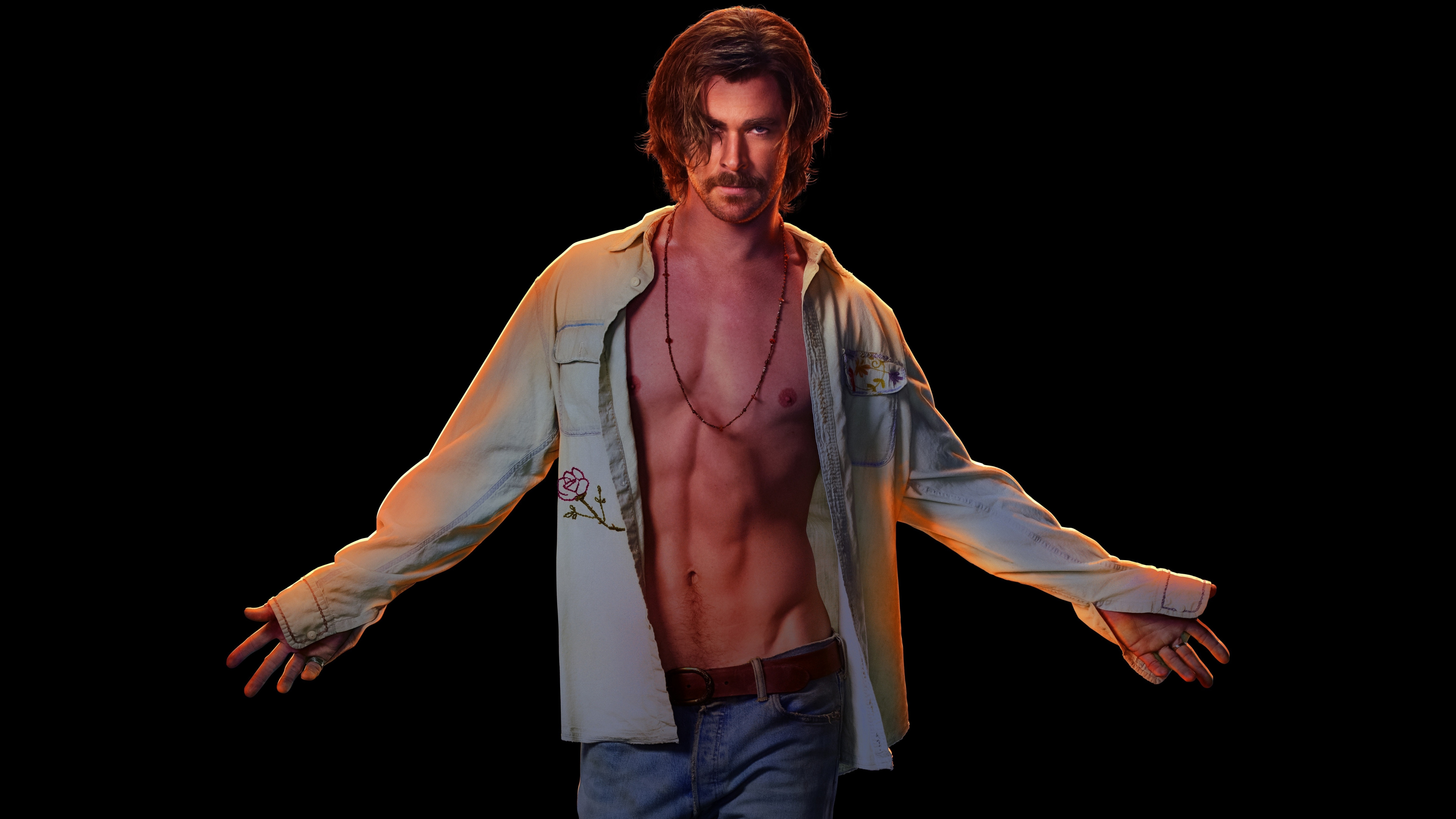 Chris Hemsworth, Bad Times at the El Royale, Celebrity wallpaper, HD image background, 3840x2160 4K Desktop