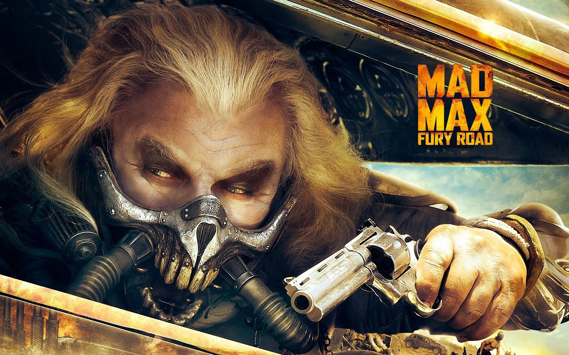 Mad Max: Fury Road, Chaotic world, Immortal Joe, Surreal villains, 1920x1200 HD Desktop