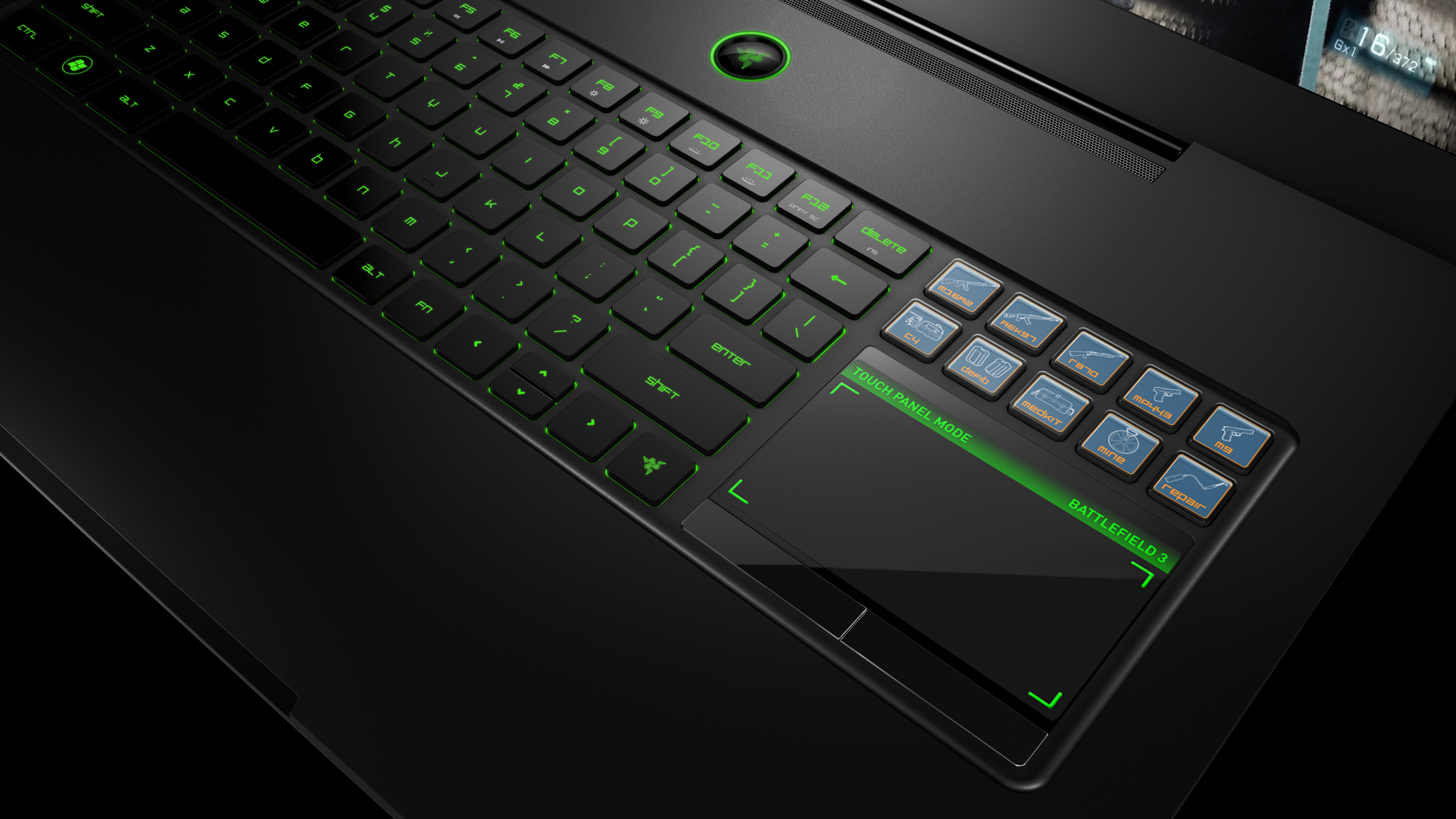 Desktop hintergrundbilder, Tastatur notebook, Razer blade, 3840x2160 4K Desktop