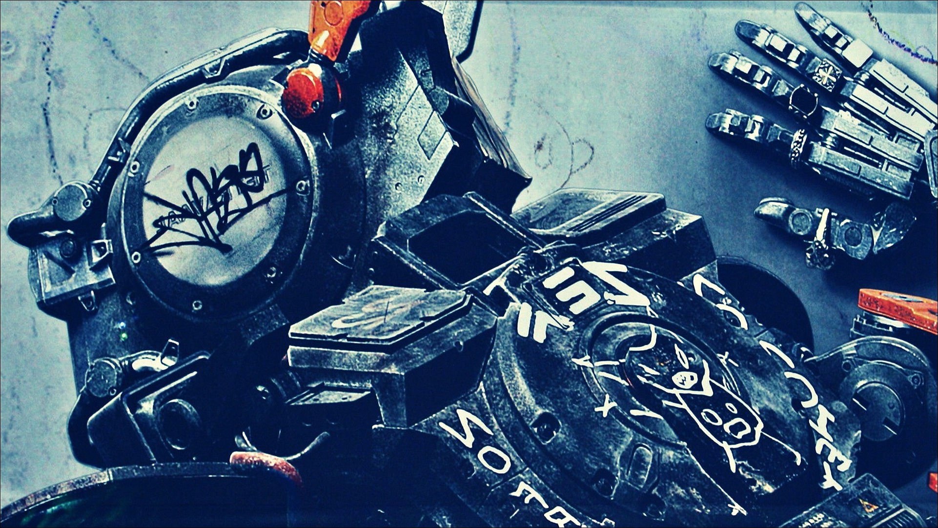 Chappie movie, Sci-fi action, Futuristic thriller, 1930x1090 HD Desktop