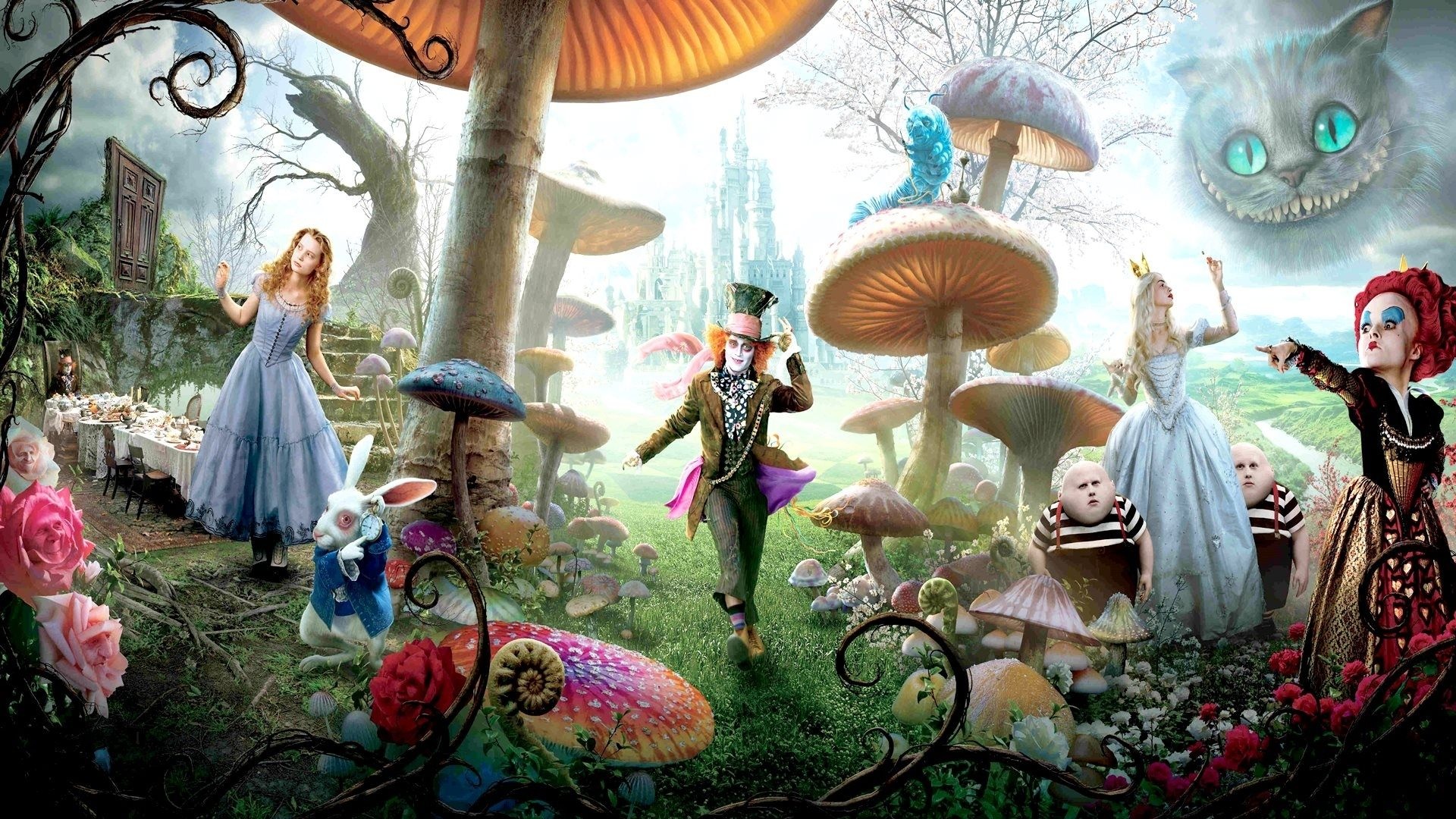 Alice, Wonderland galaxy wallpapers, 1920x1080 Full HD Desktop