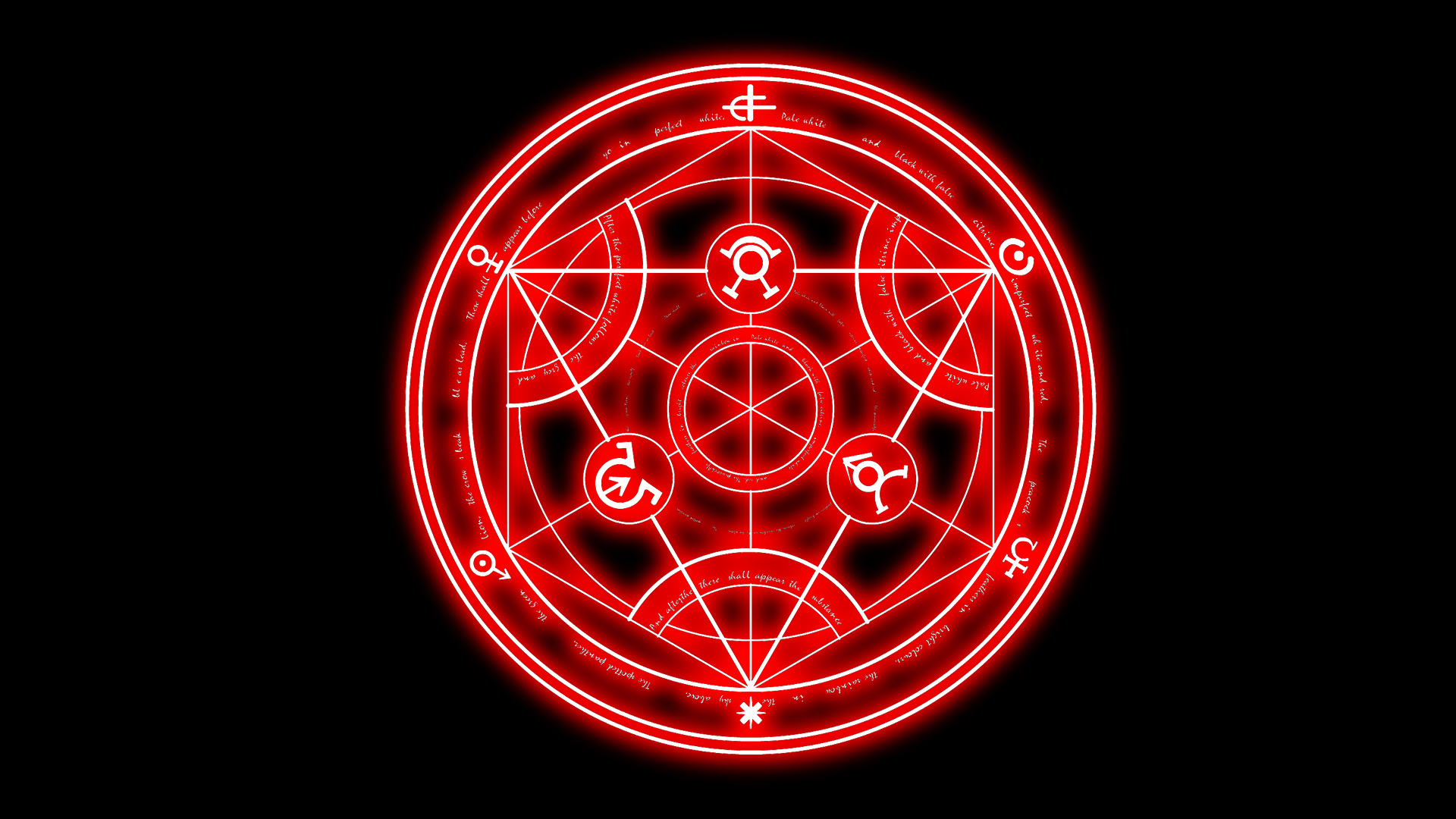 Transmutation Circle, Fullmetal Alchemist (Anime) Wallpaper, 1920x1080 Full HD Desktop