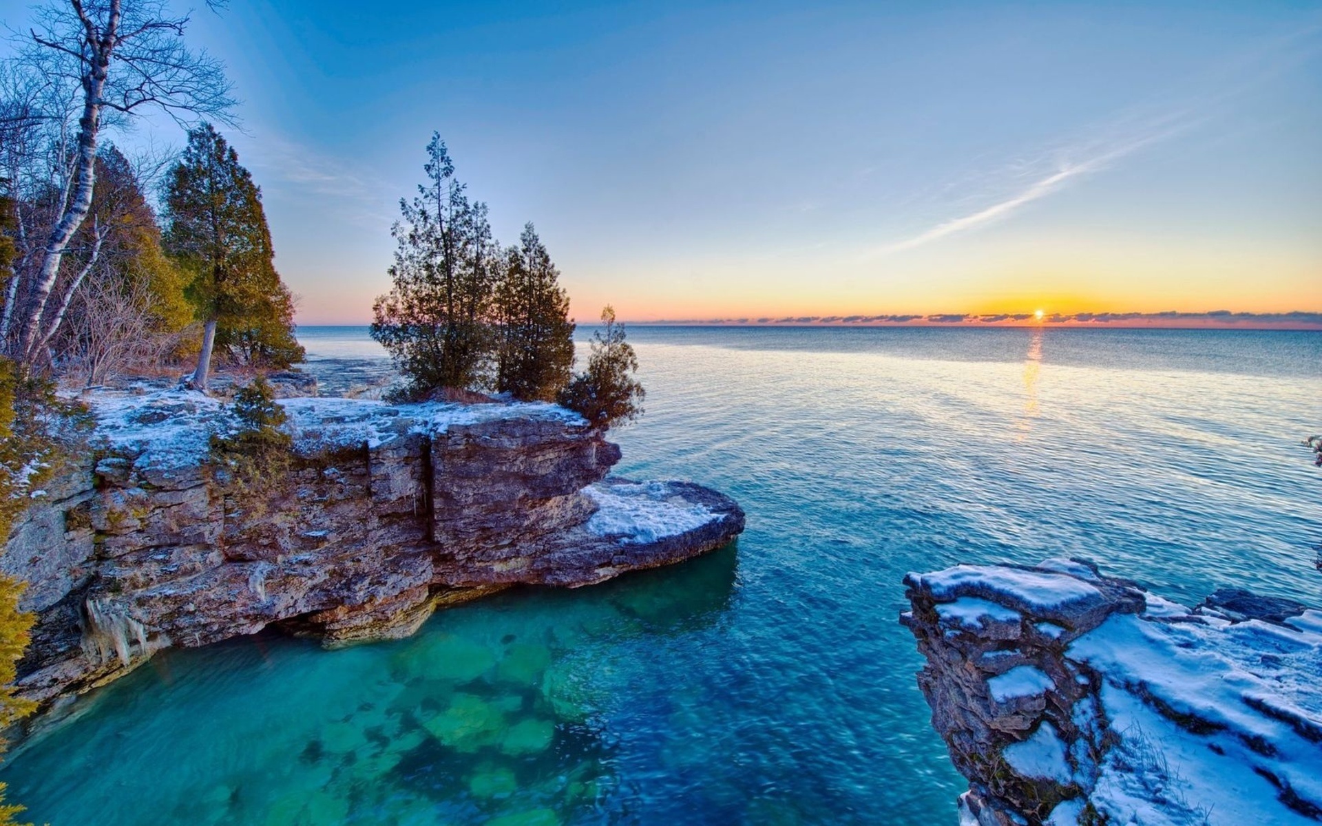 Lake Superior, Lake Michigan wallpapers, 1920x1200 HD Desktop