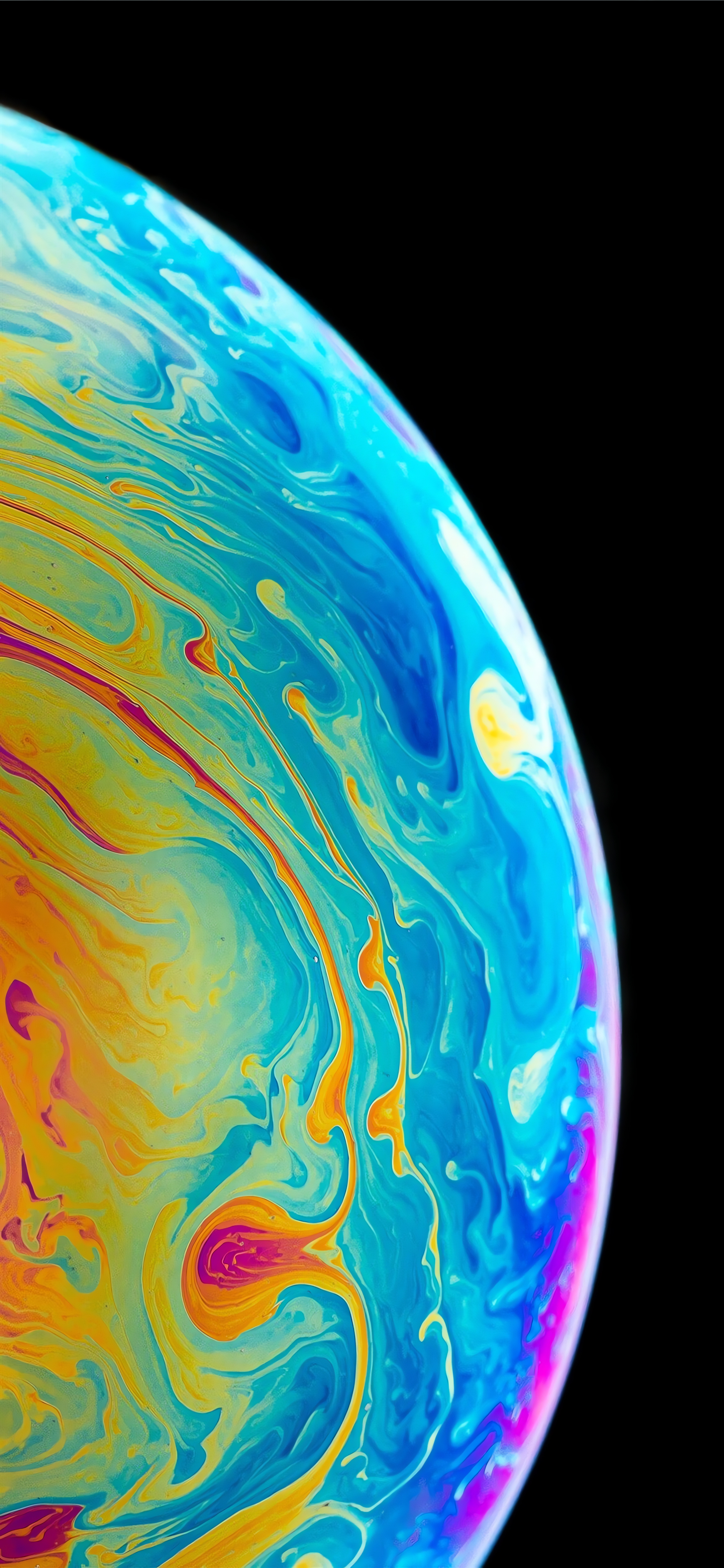 Multicolored planets, Closeup photography, Cosmic beauty, iPhone 12 wallpapers, 2340x5070 HD Phone