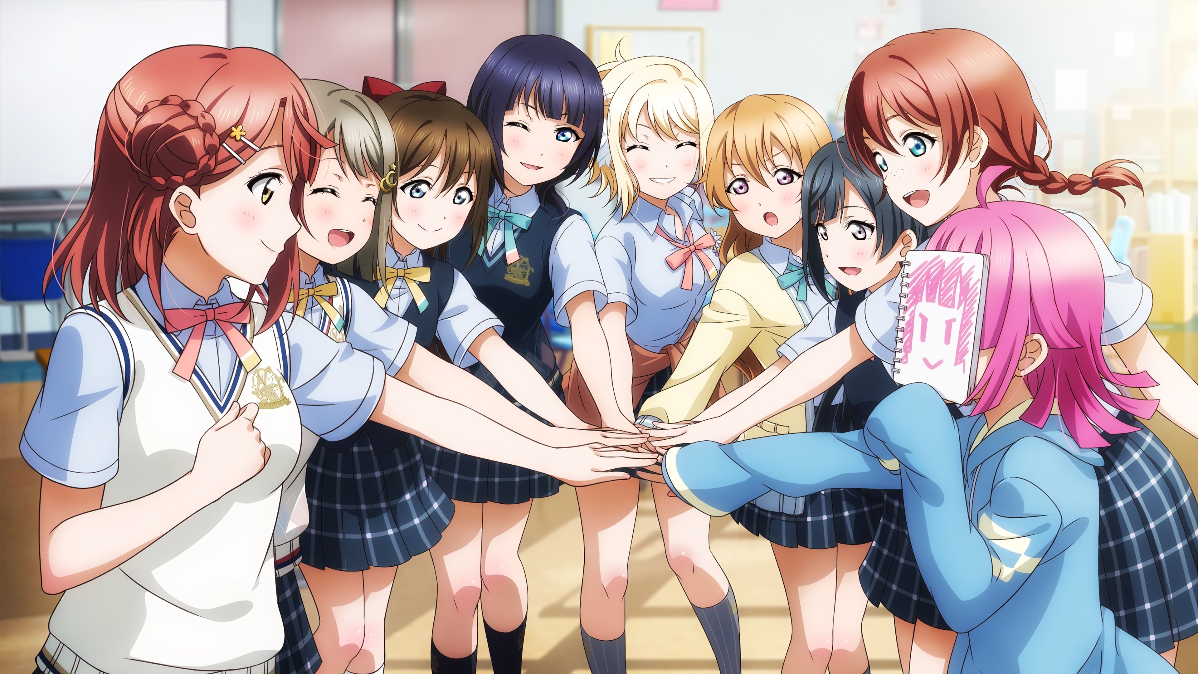 Love Live! The School Idol, Nijigasaki High School Idol Club, TV series, Movie Database, 3840x2160 4K Desktop