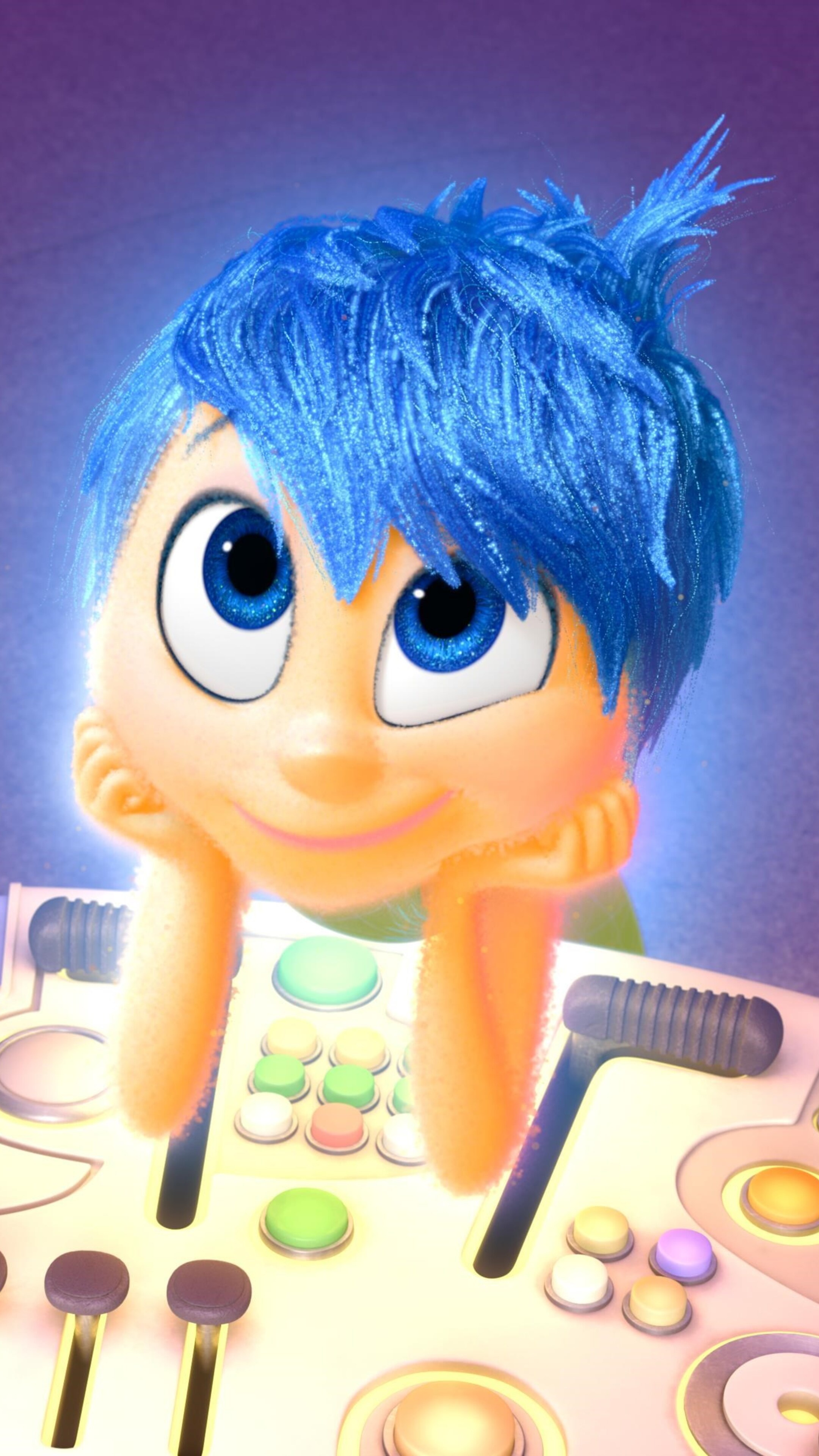 Inside Out, Joy, Sony Xperia, HD 4K, 2160x3840 4K Phone