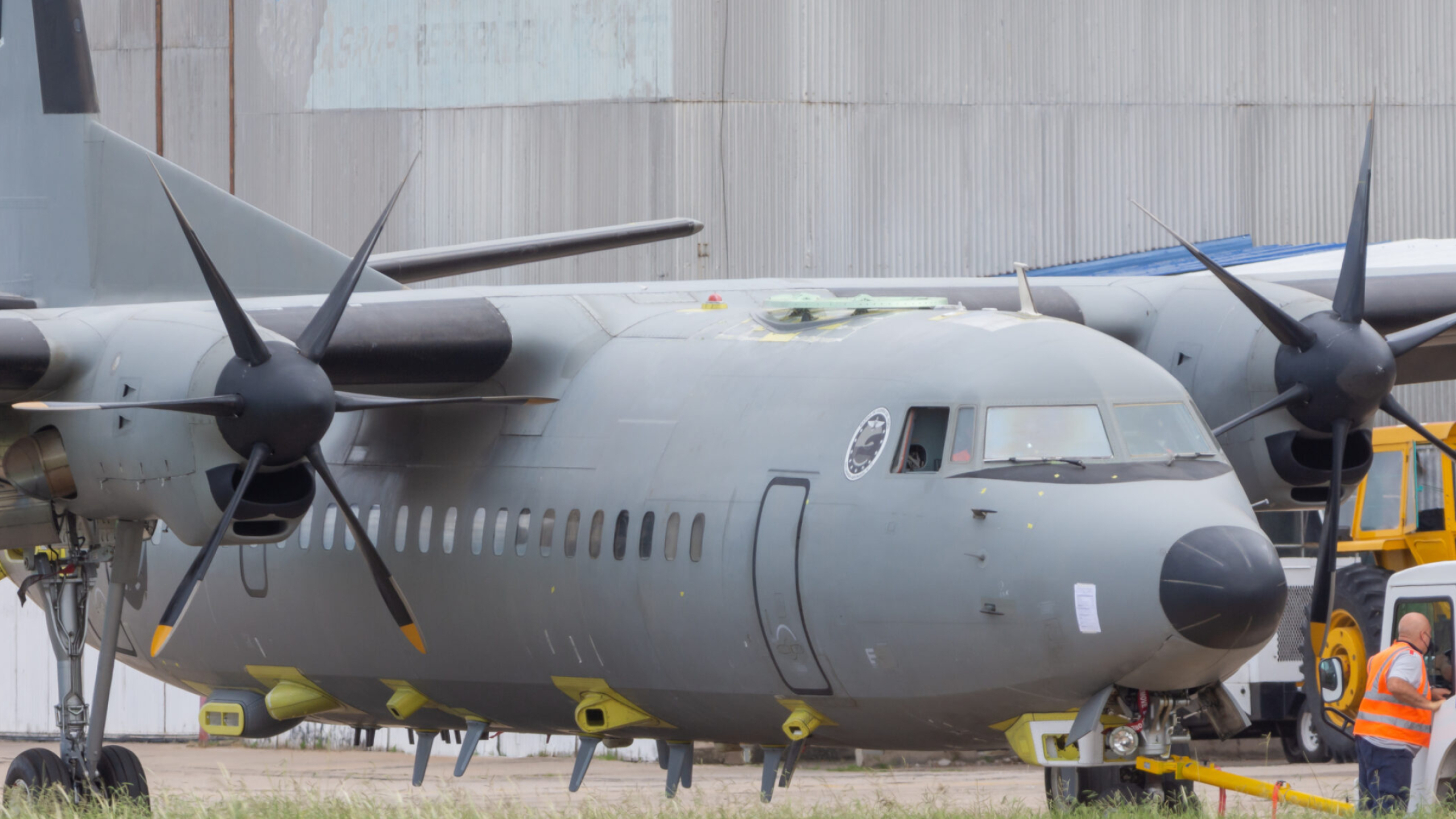 Fokker, Travels, Peruvian Navy's, Fokker 50, 2560x1440 HD Desktop