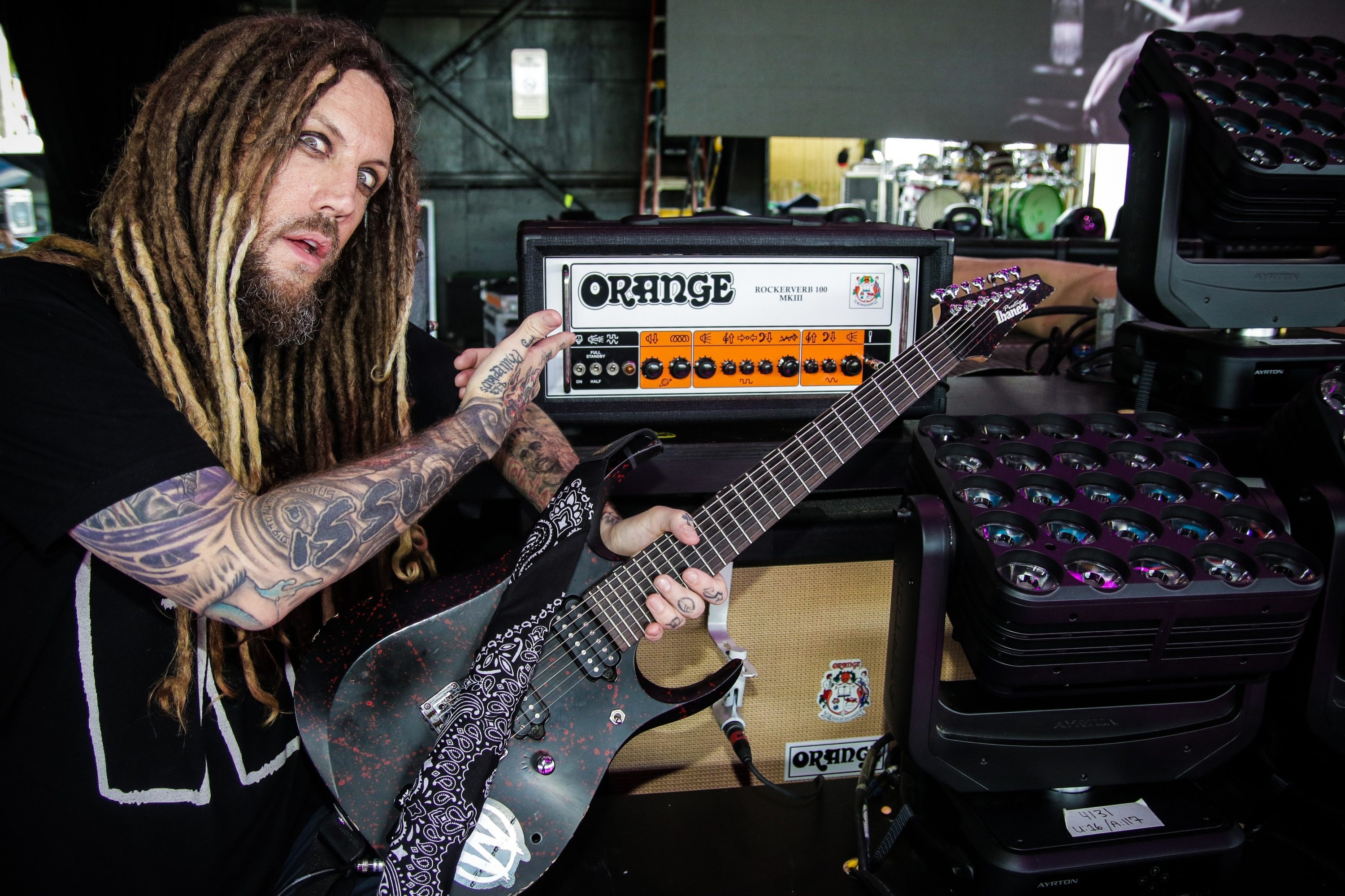 Brian Welch, Musician, Rock bands, Orange amps, 3000x2000 HD Desktop