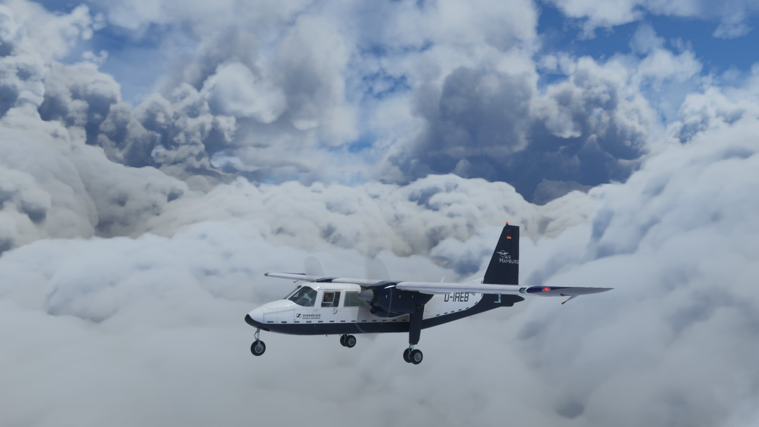 Britten-Norman, Travels, Britten norman bn, Microsoft flight simulator, 2560x1440 HD Desktop