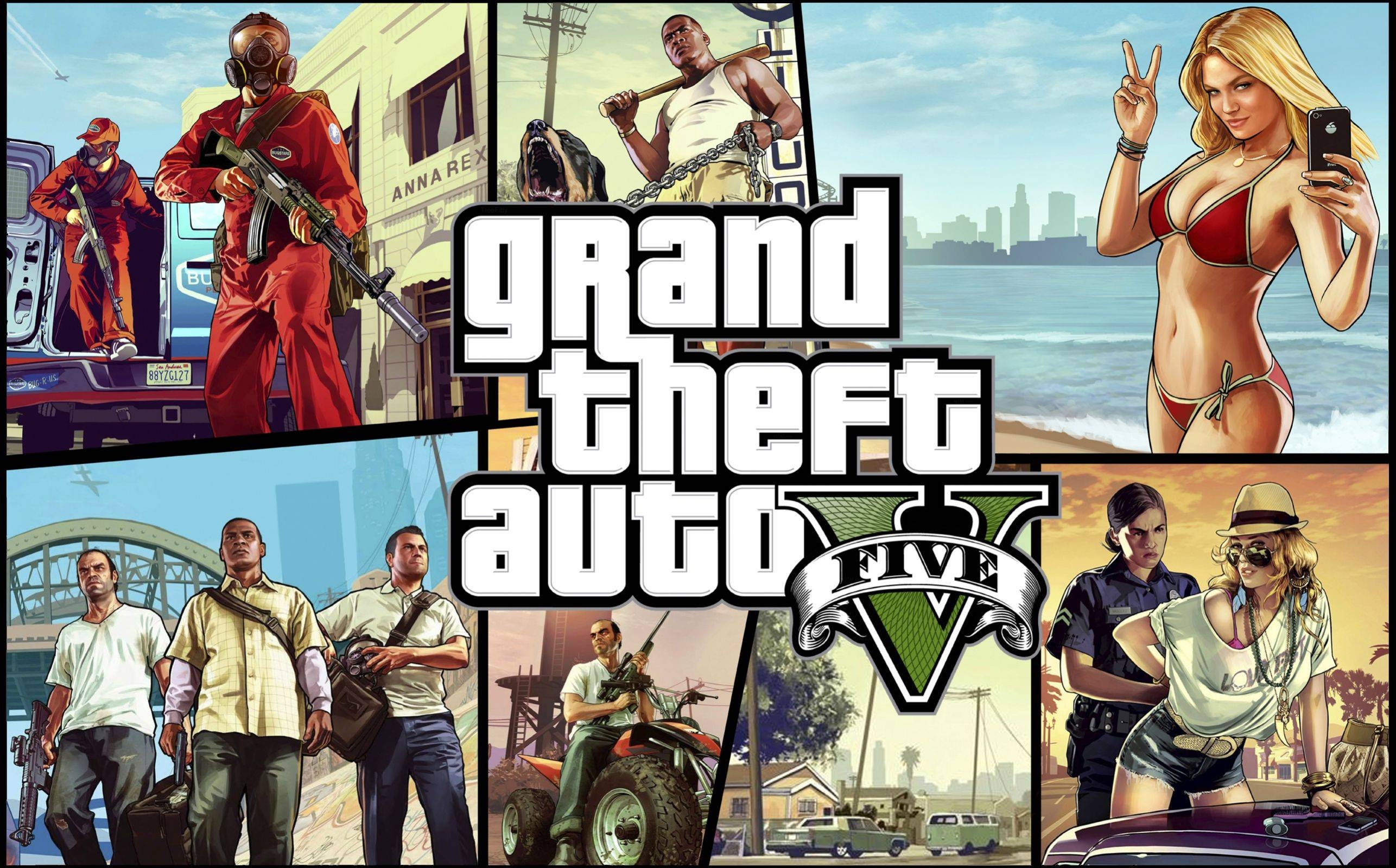 GTA V, Revolutionary open world, Groundbreaking experience, Next level gameplay, 2580x1600 HD Desktop